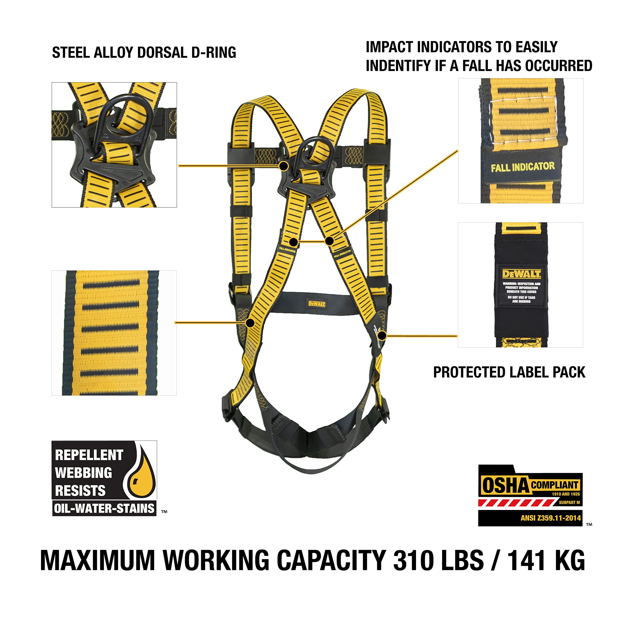 dewalt-5-point-fall-protection-harness image 5