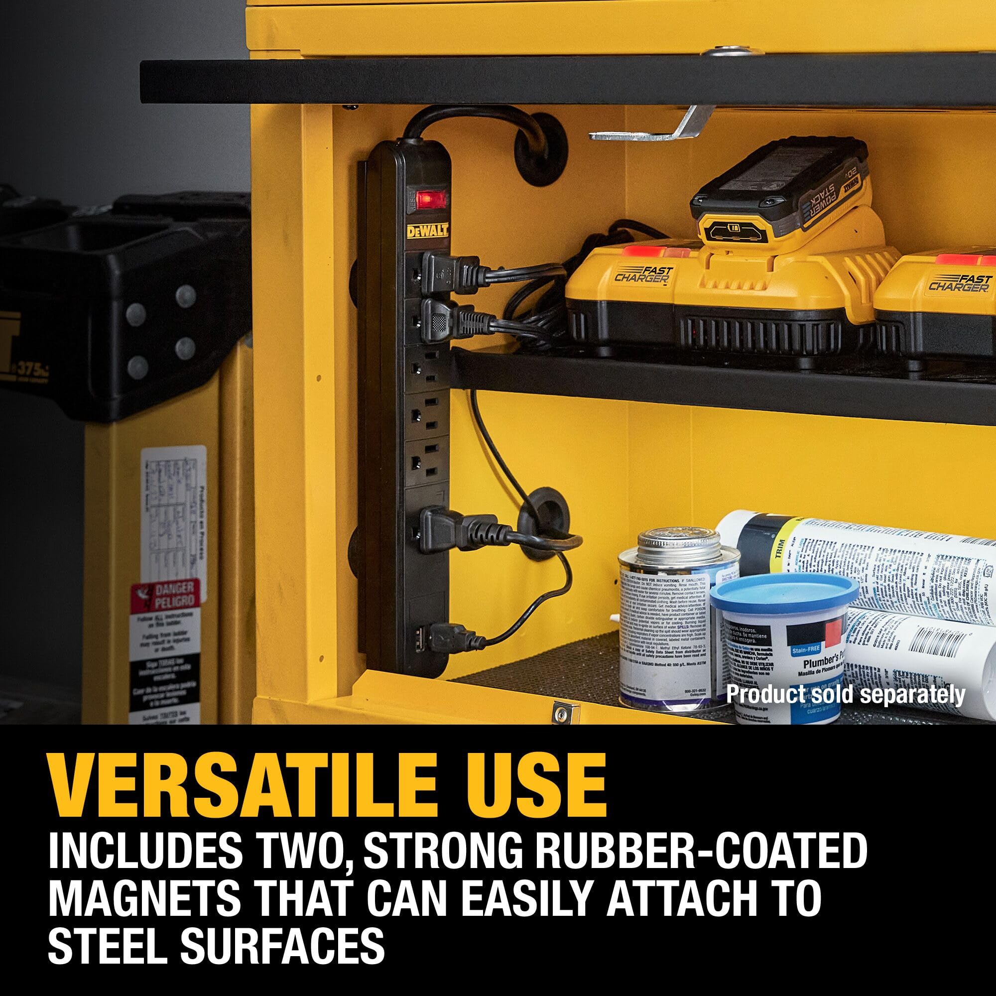 dewalt-dwst82693-magnetic-power-strip-with-6-outlets-and-2-usb-ports image 4