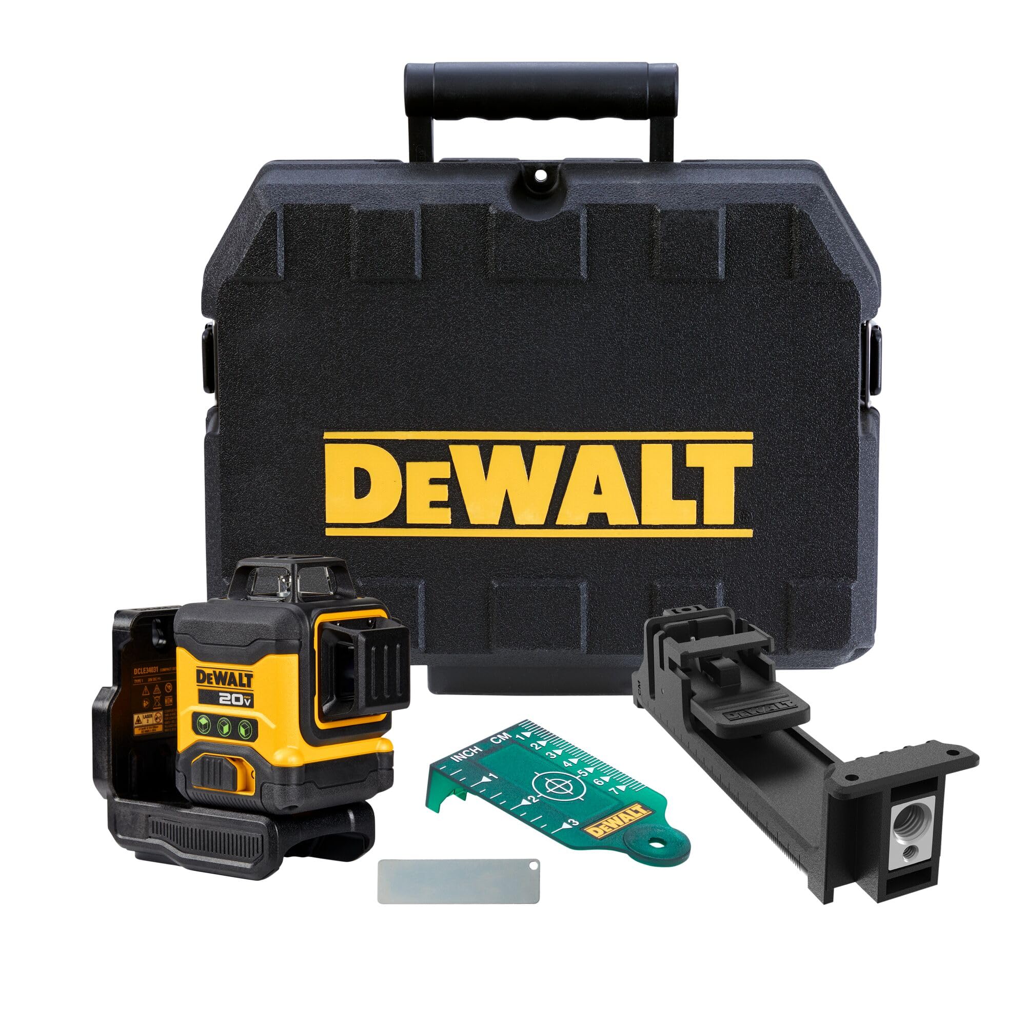 dewalt-dcle34031b-20v-max-3x360-green-cross-line-laser-bare-tool image 1