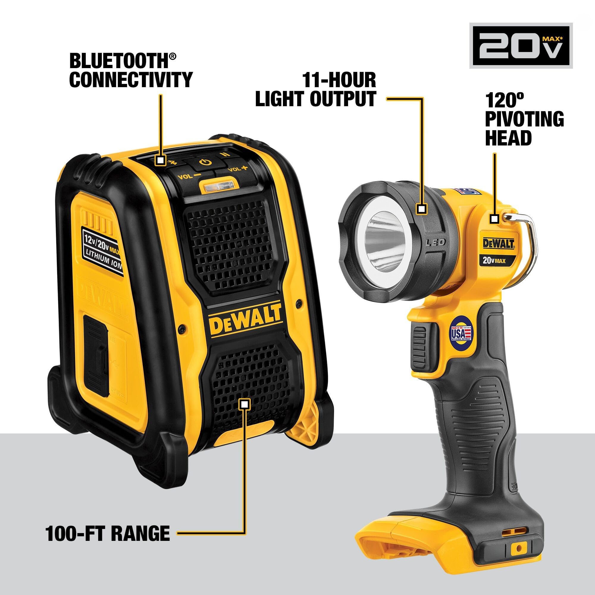 dewalt-dck1021d2-10-tool-20v-max-brushless-combo-kit-2-batteries-charger-2-bags image 7
