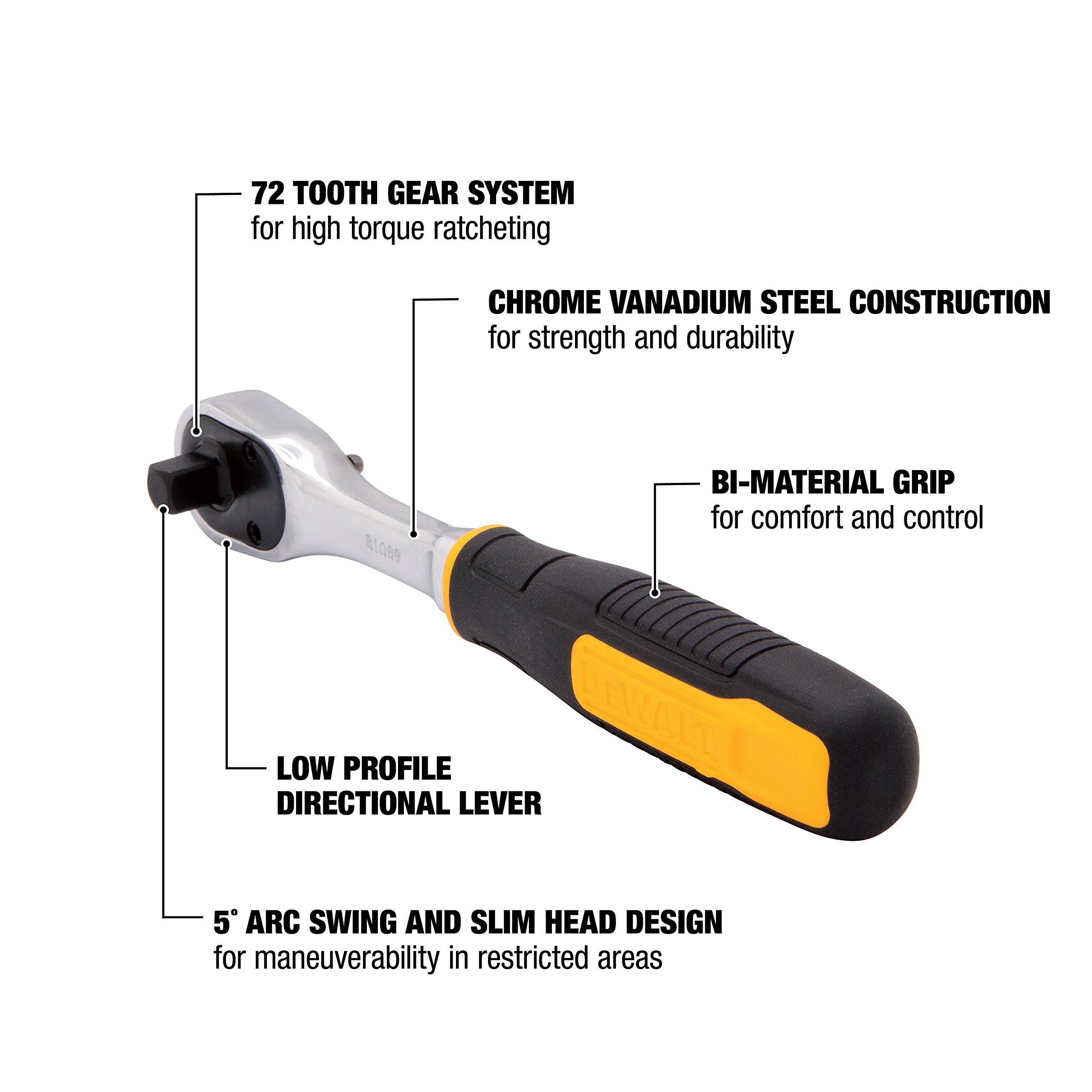 dewalt-dwmt81089-1-4-inch-drive-bi-material-ratchet image 2