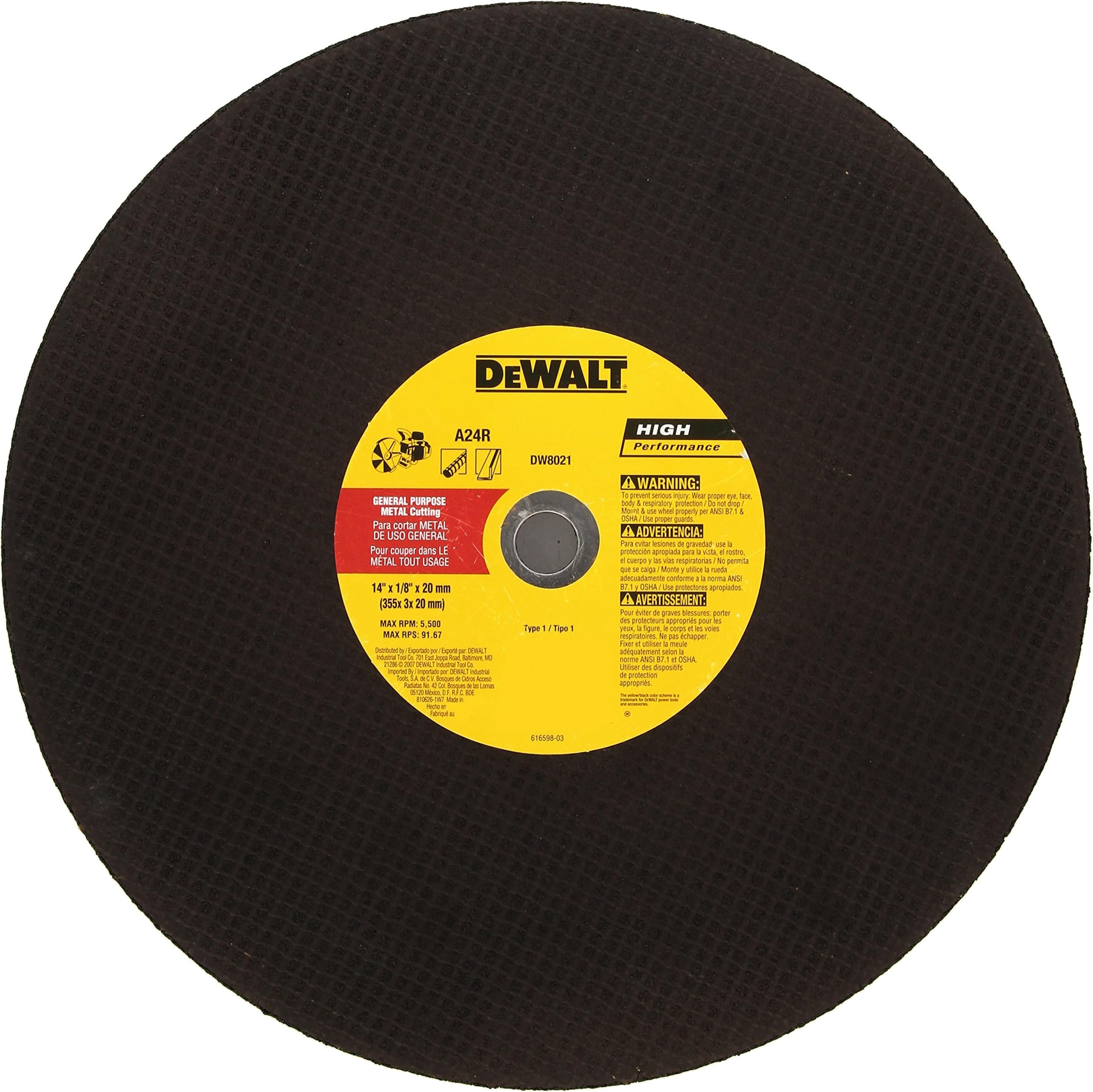 dewalt-dw8022-12-in-x-1-8-in-a24n-metal-cutting-wheel image 7