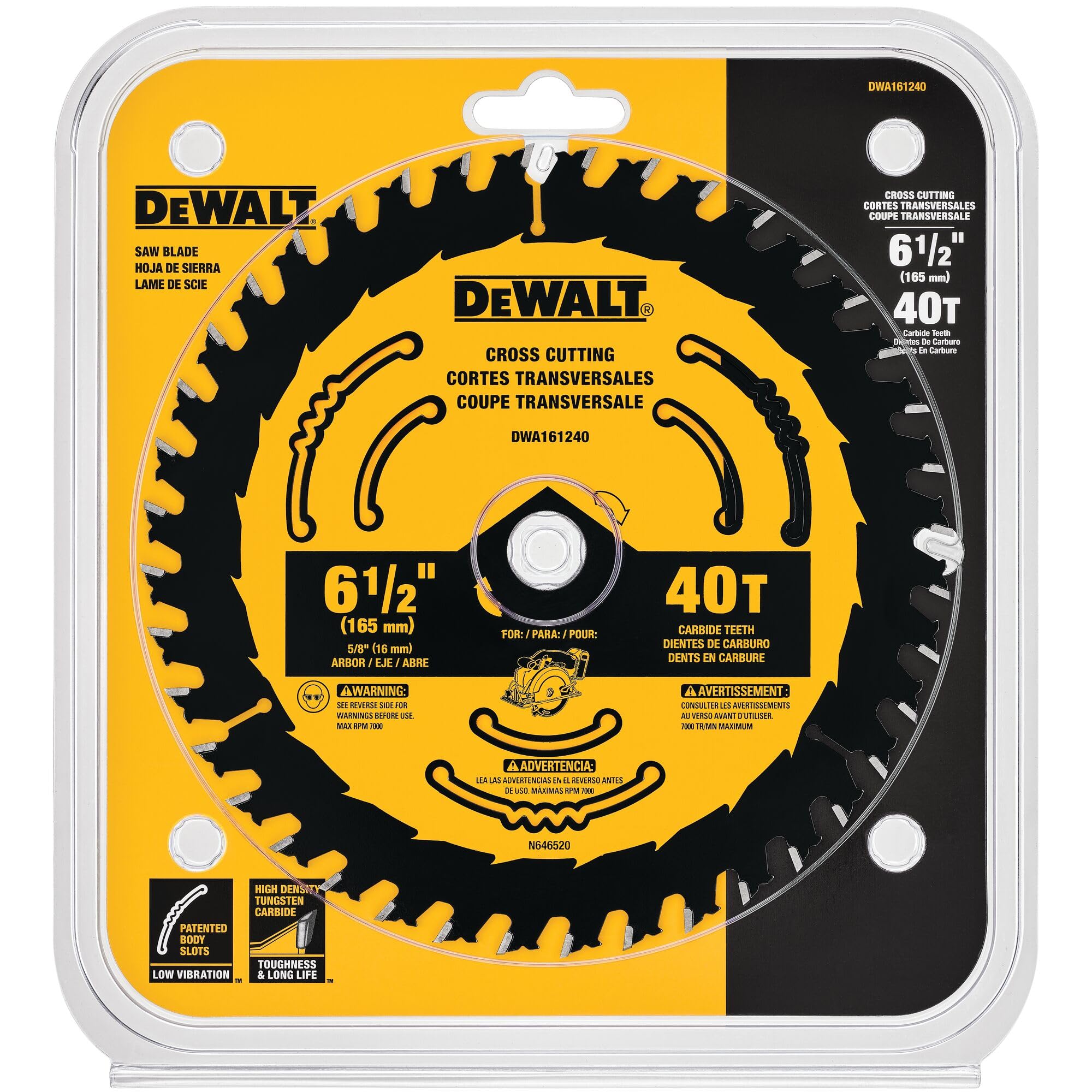 dewalt-dwa161240-6-1-2-in-40-tooth-framing-circular-saw-blade image 8