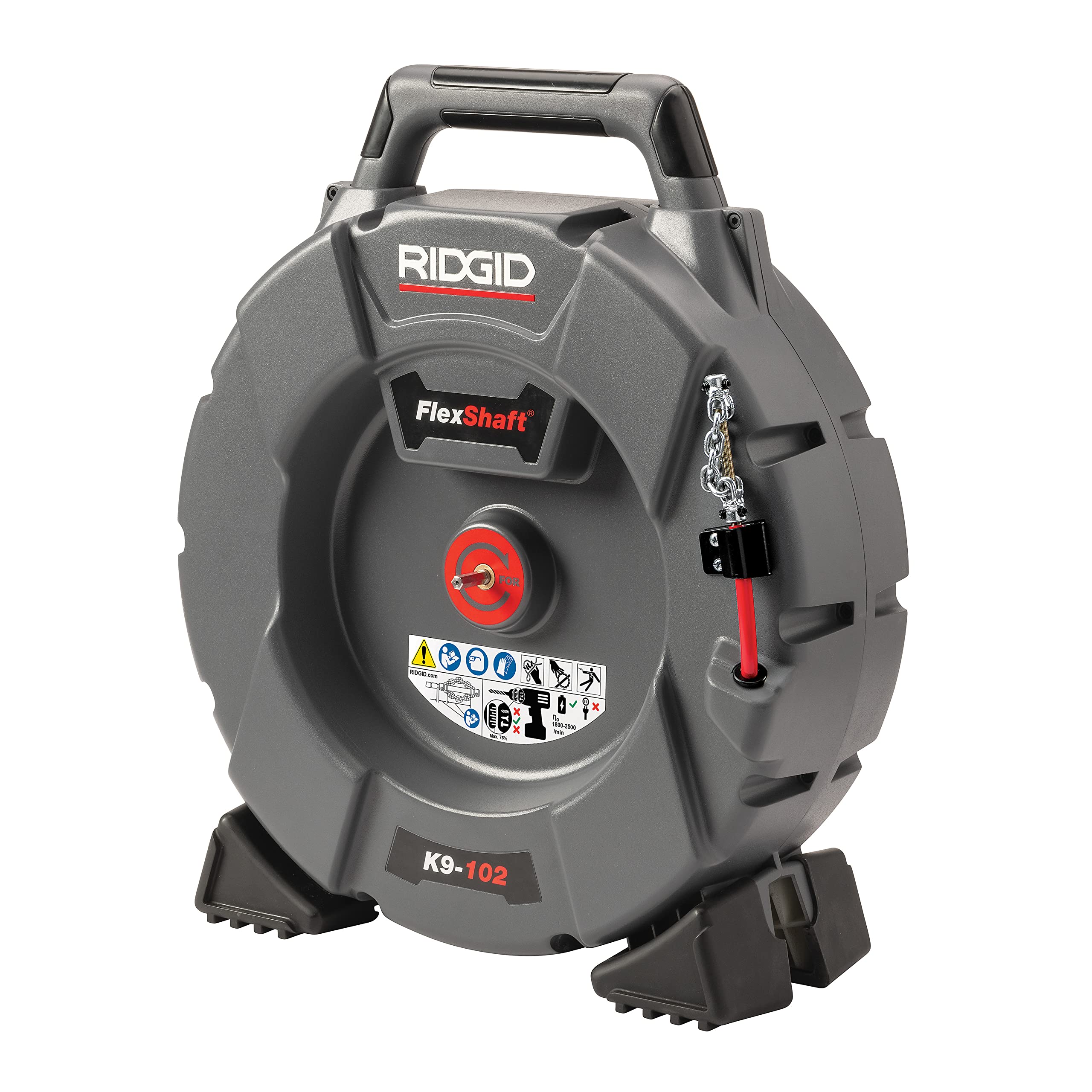 ridgid-k9-102-flexshaft-drain-cleaning-machine-kit-64263-for-1-1-4-2-in-pipes image 1
