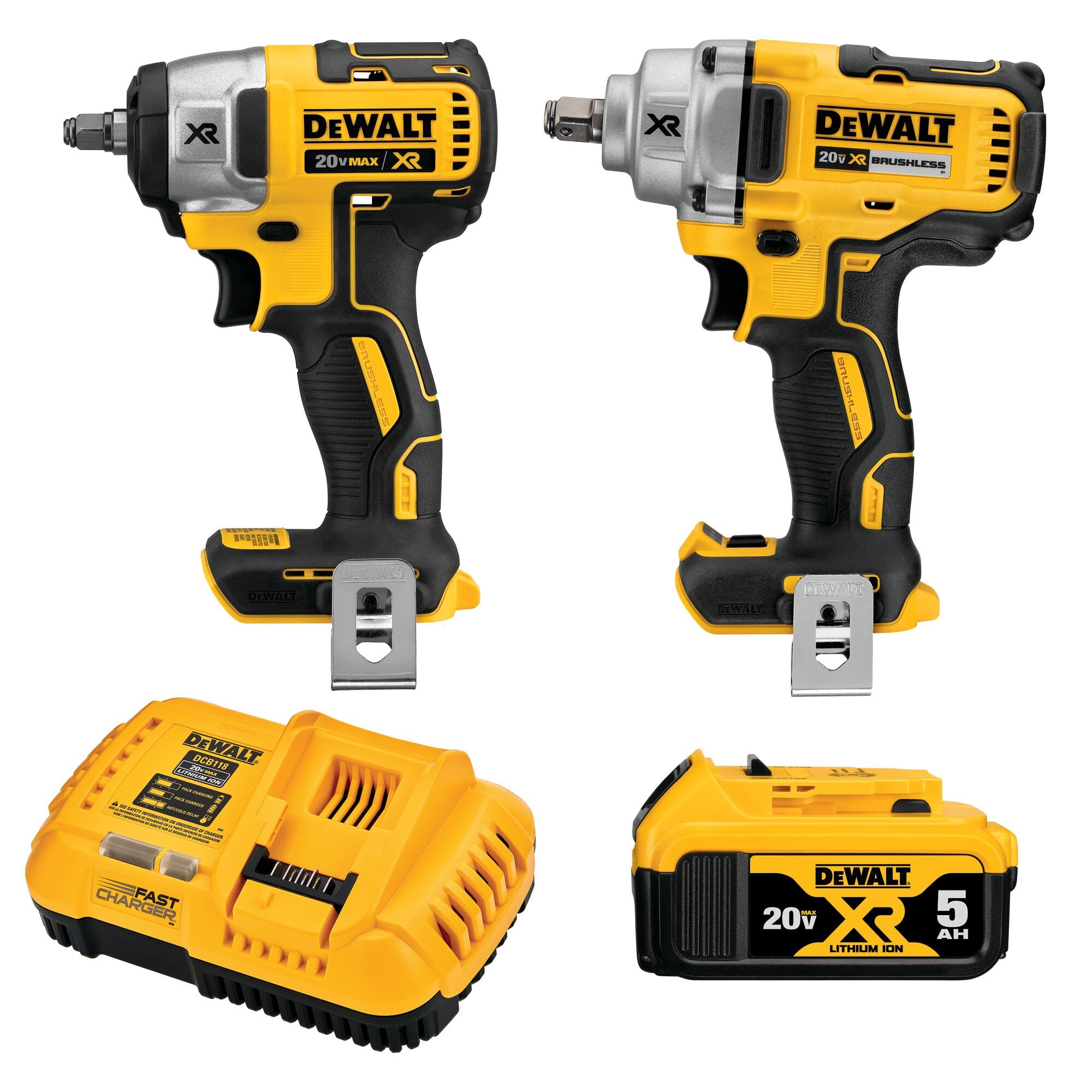 dewalt-dck205p1-20v-max-xr-2-tool-impact-wrench-kit image 1