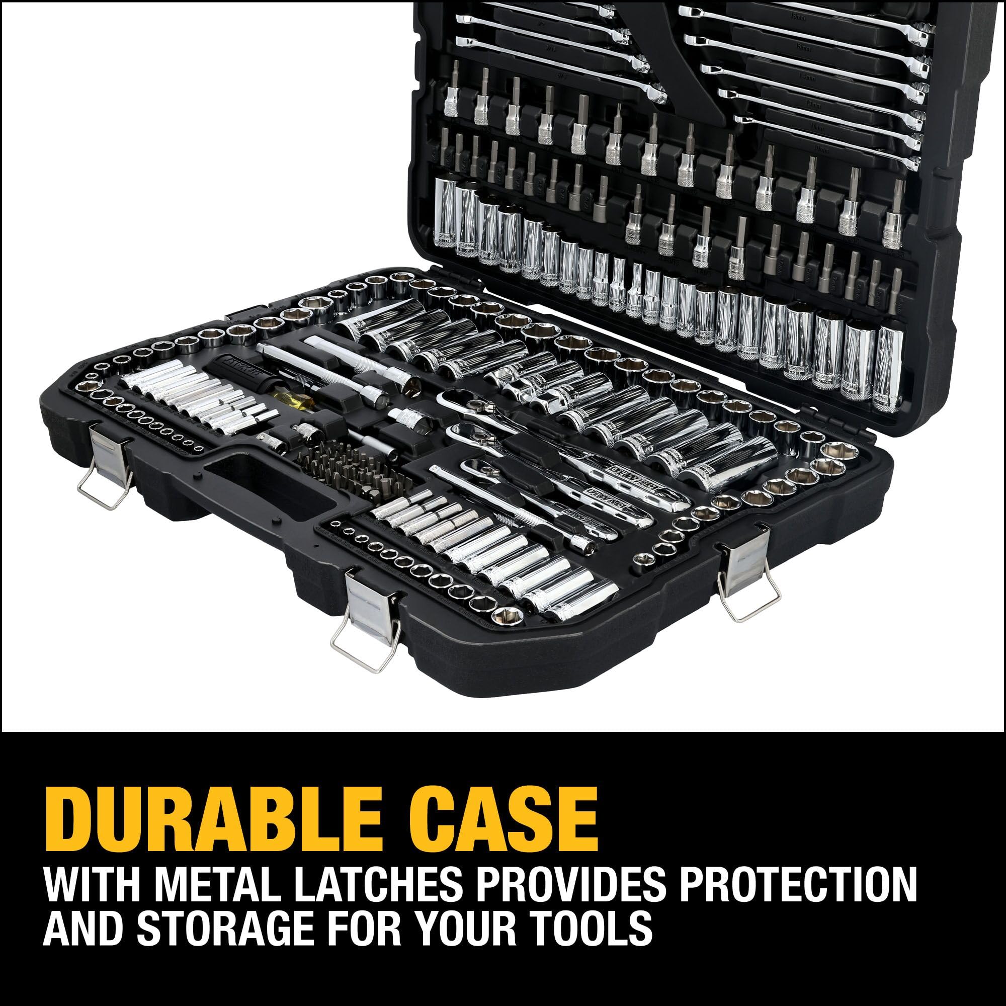 dewalt-mechanic-tool-set-247-piece-1-4-in-3-8-in-1-2-in-drive-sae-polish-chrome- image 7