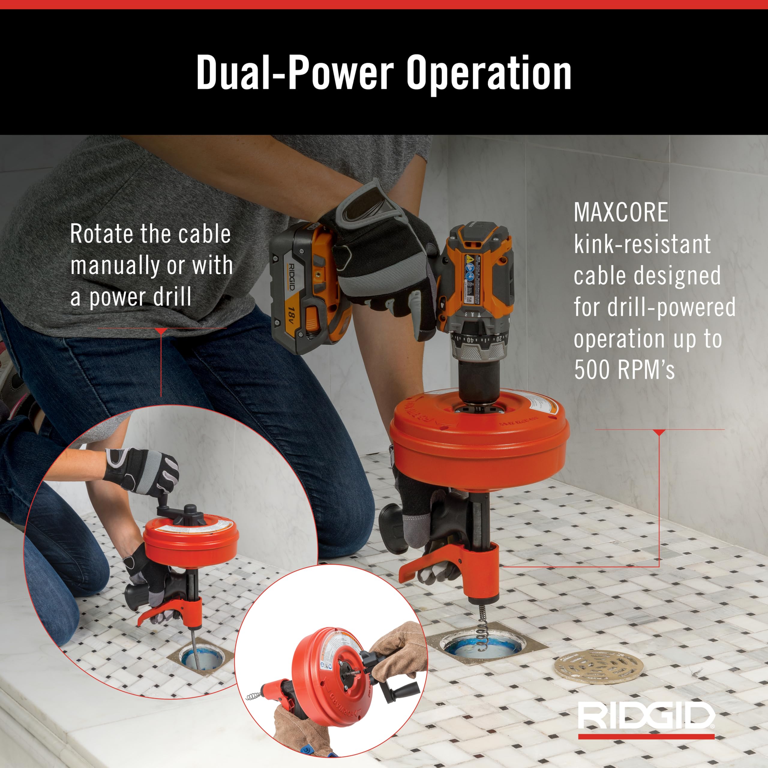 ridgid-57043-power-spin-power-spinner-drain-cleaner image 5