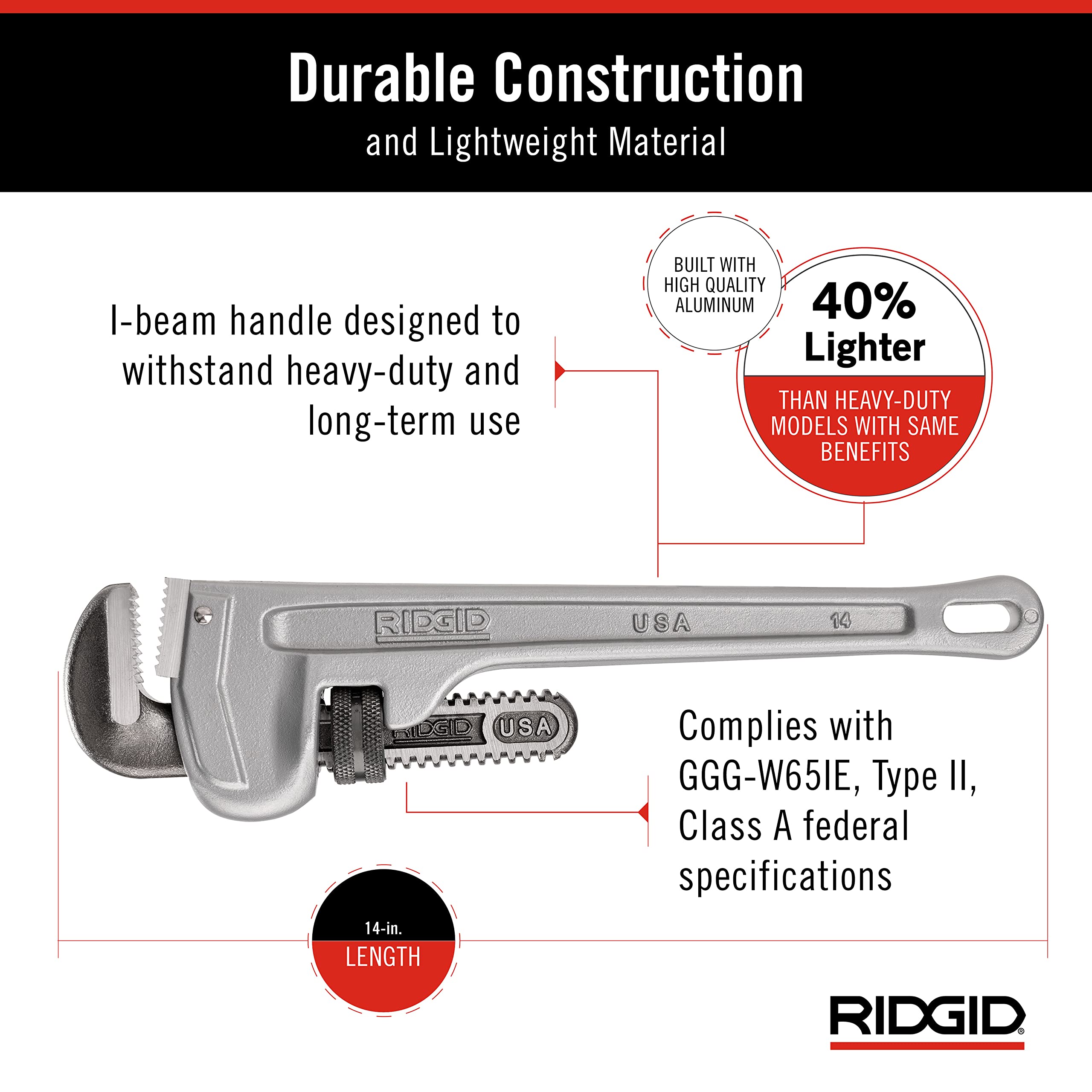ridgid-31095-model-814-14-inch-aluminum-straight-pipe-wrench image 4