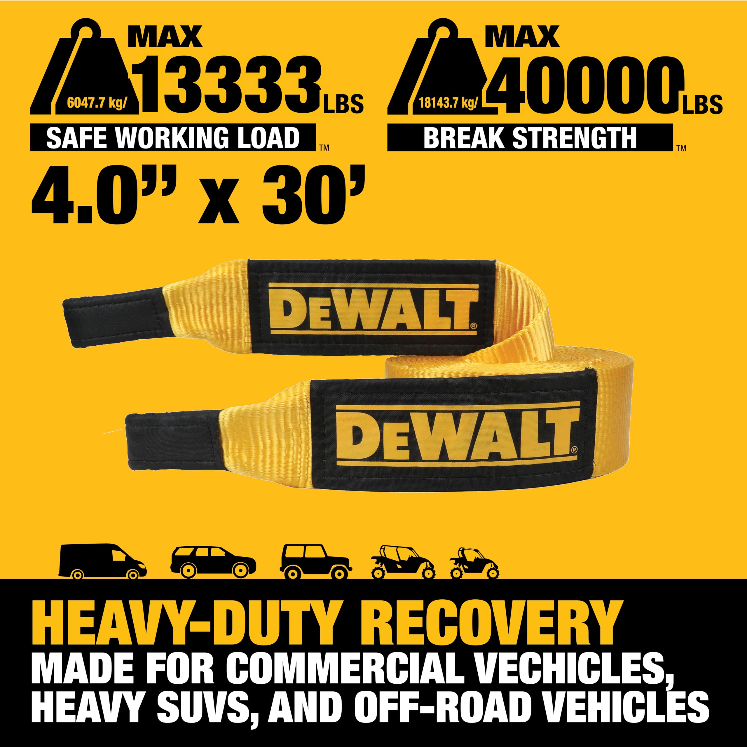 dewalt-dxbc40000-4-x-30-recovery-tow-strap-13-333-lb-working-load-40-000-lb-brea image 3