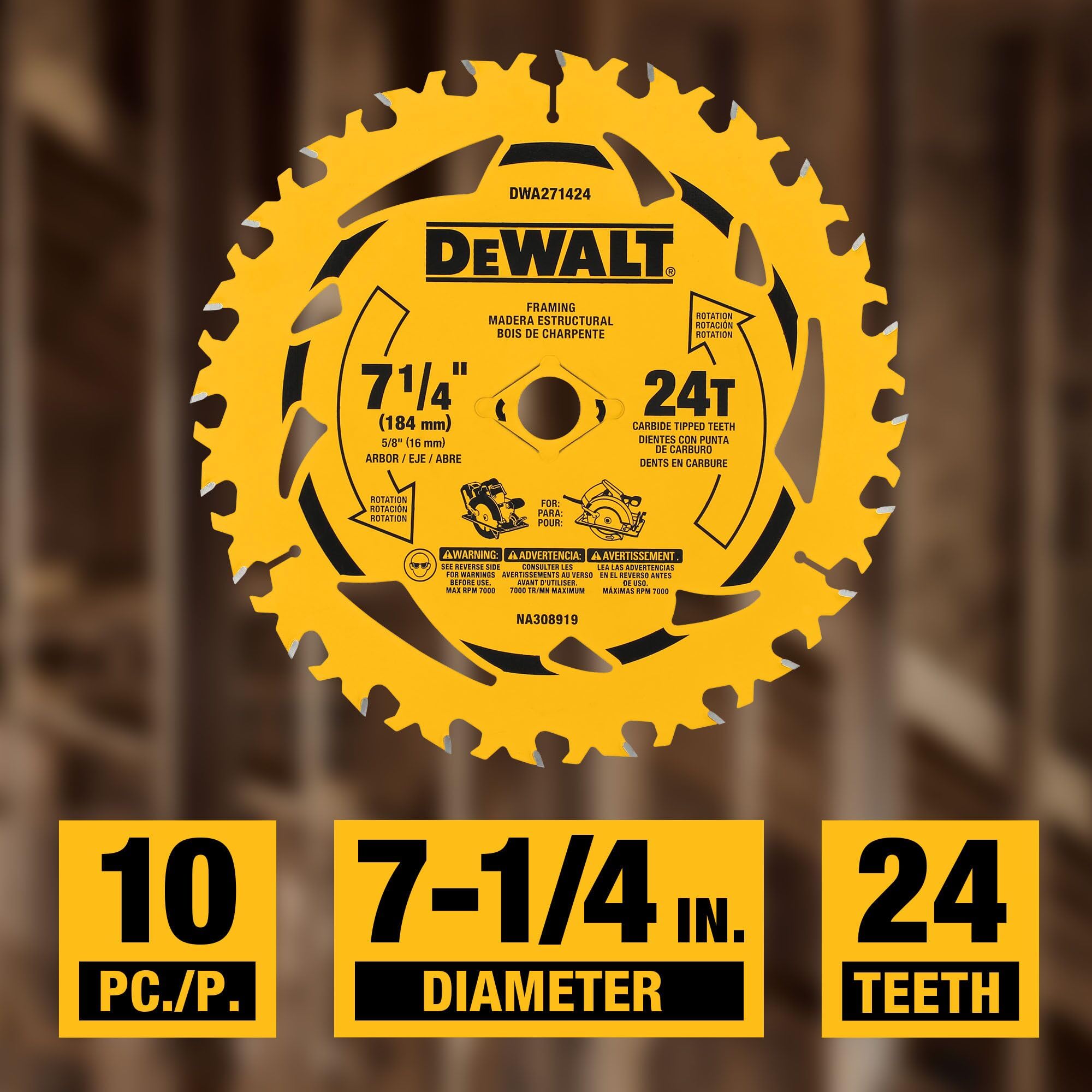 dewalt-7-1-4-in-24t-tungsten-carbide-circular-saw-blade-10-pack image 3