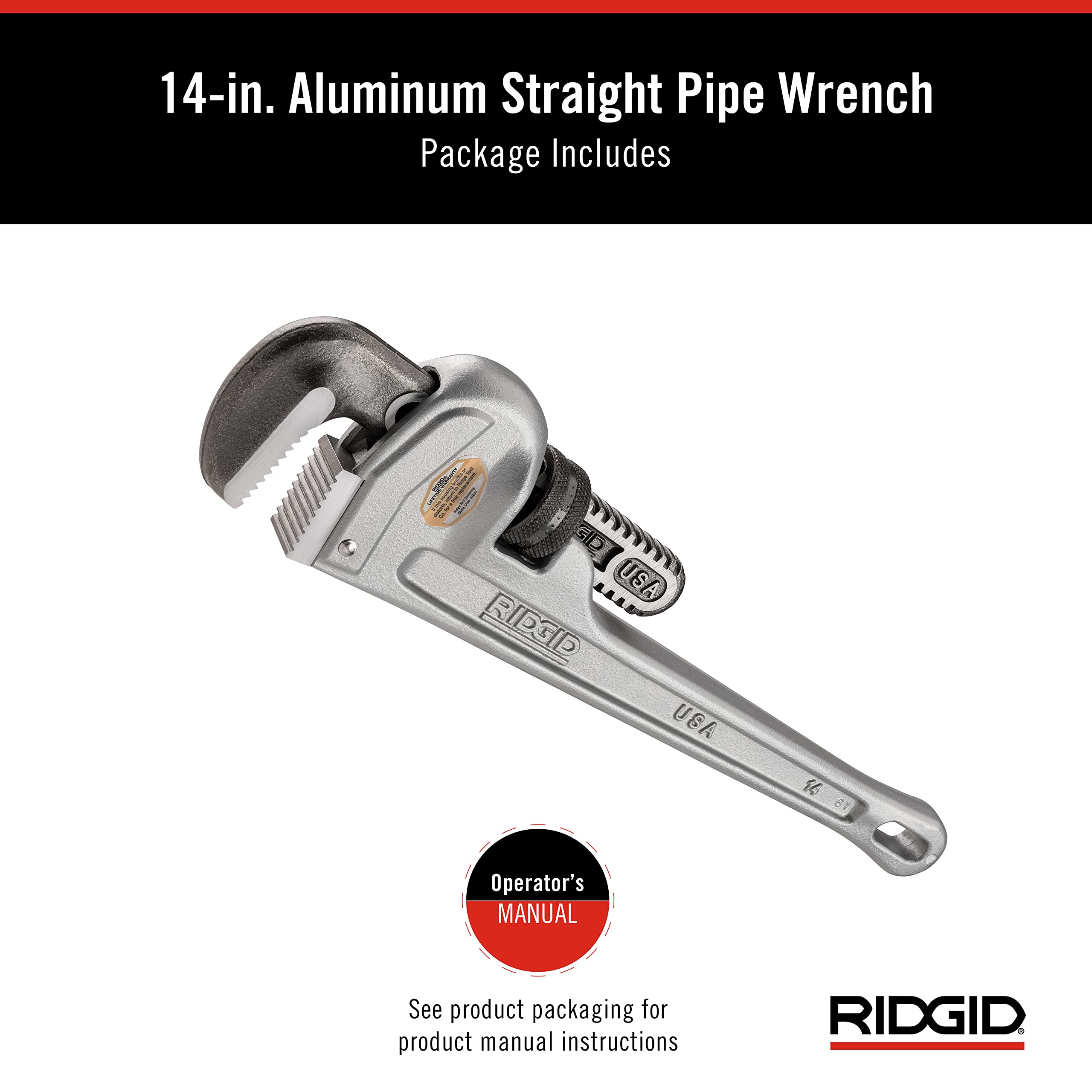 ridgid-31095-model-814-14-inch-aluminum-straight-pipe-wrench image 7