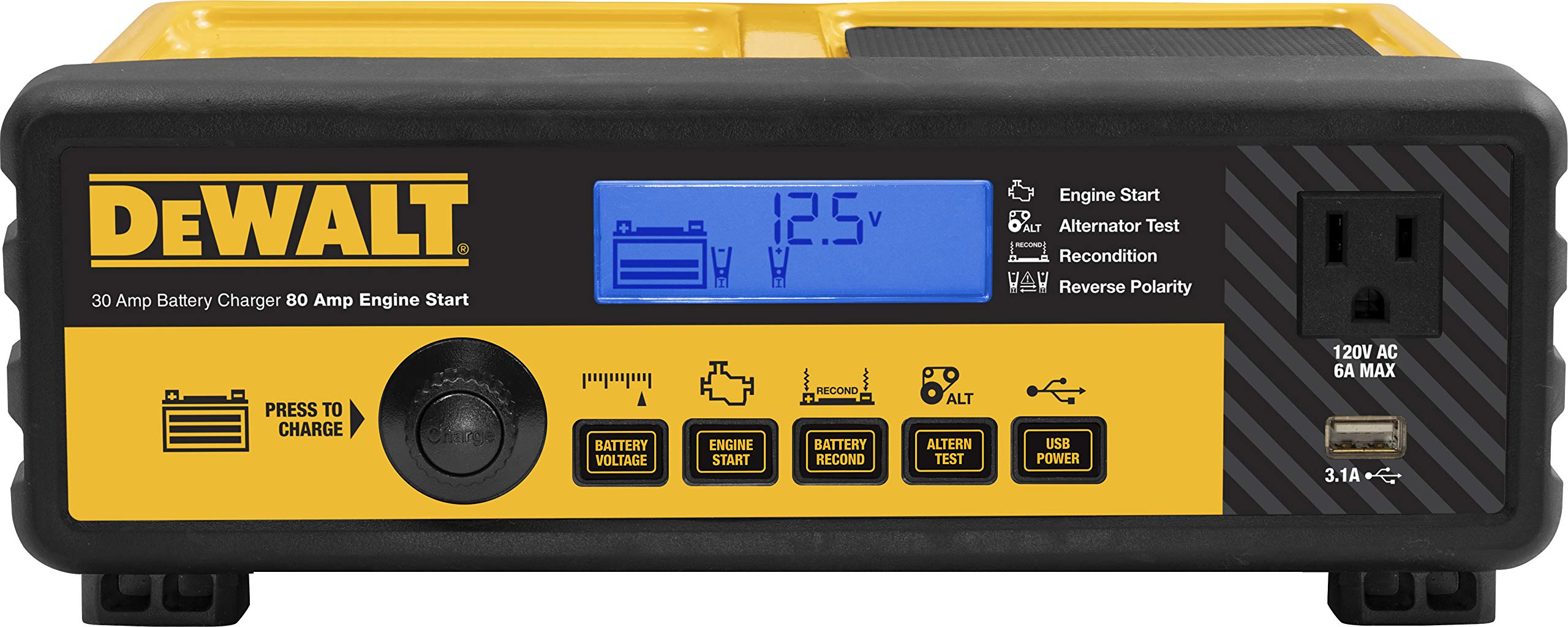 dewalt-dxaec801b-30a-bench-battery-charger-with-engine-start-and-maintainer image 1