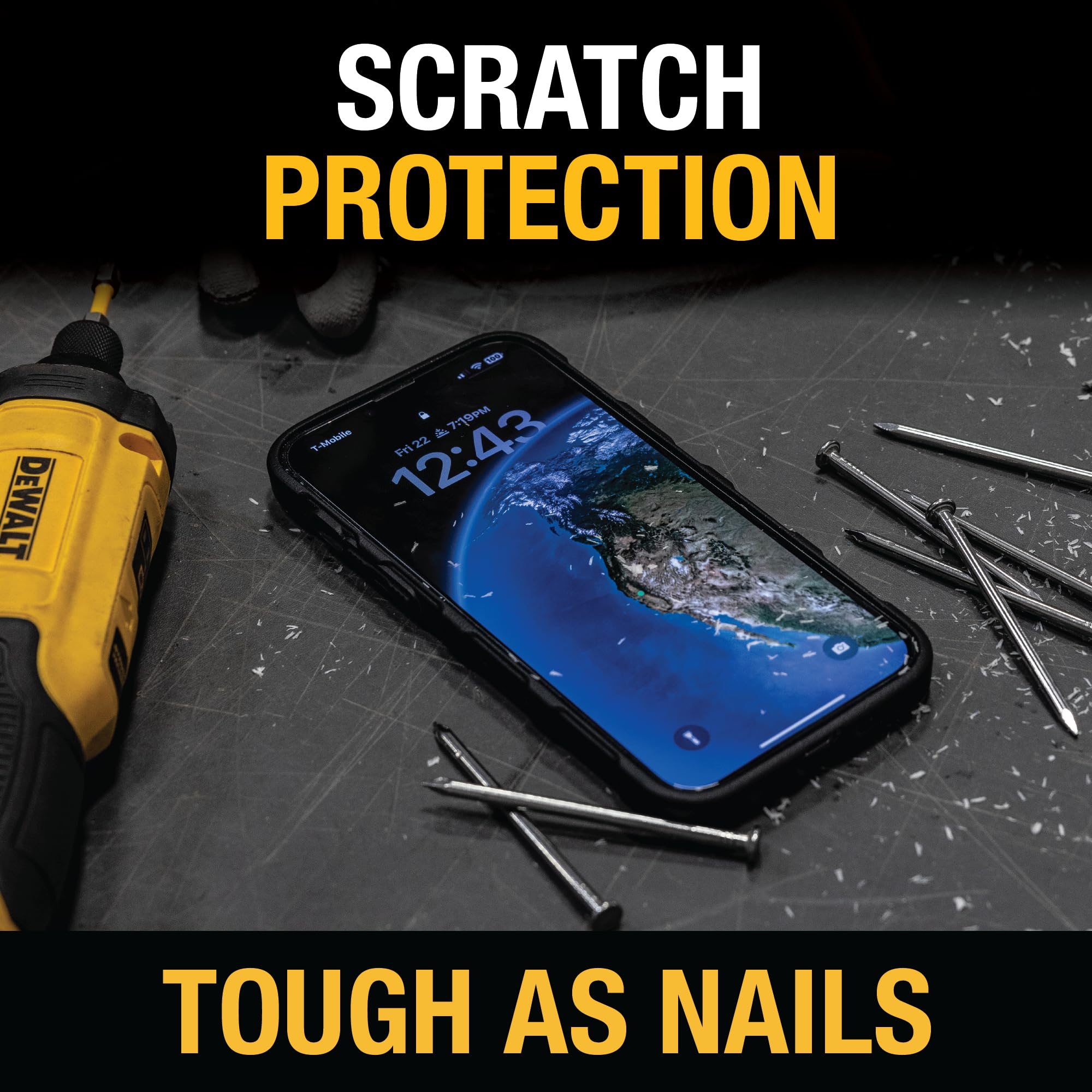 dewalt-heavy-duty-tempered-glass-screen-protector-for-iphone-12-pro-max-2-pack image 3