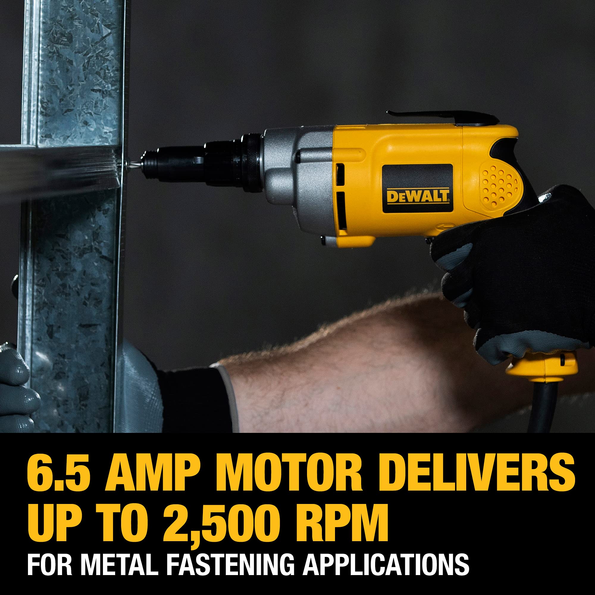dewalt-dw268-drywall-screw-gun-6-5-amp-with-versa-clutch image 4