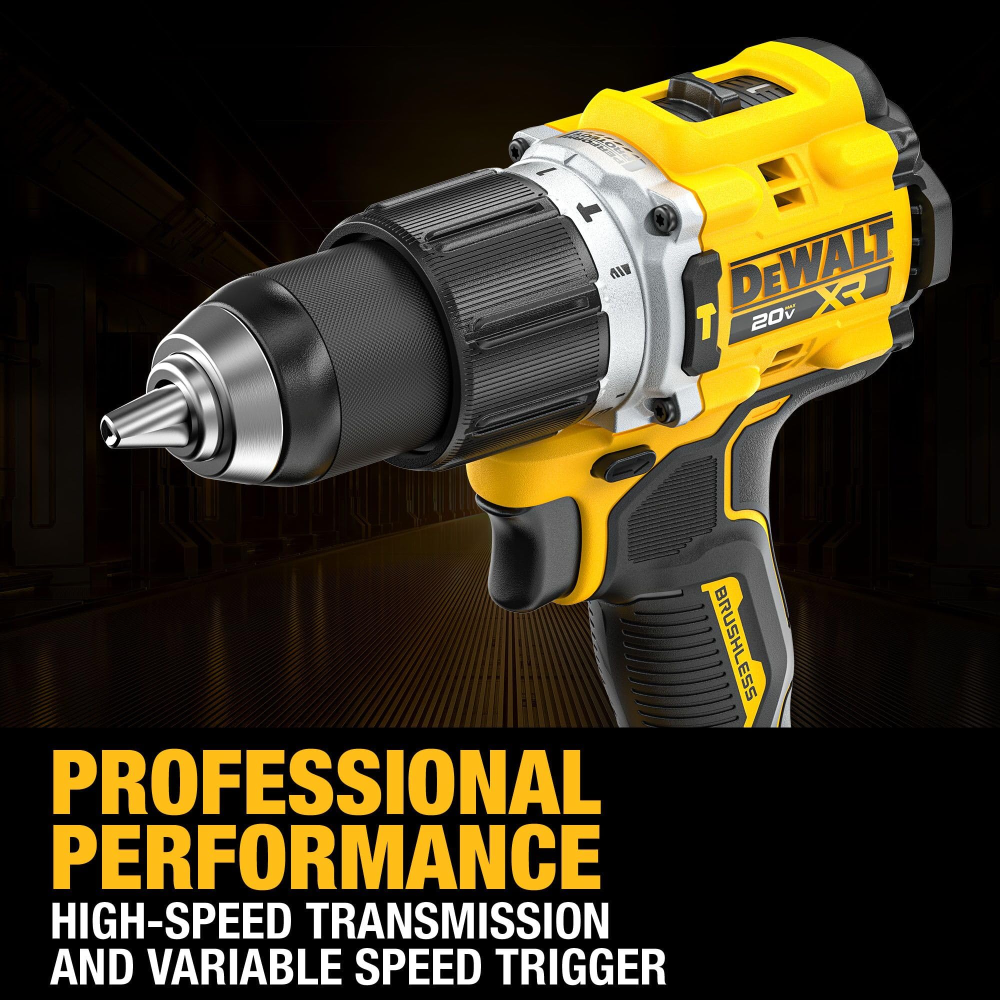 dewalt-dcd806h1-20v-max-xr-1-2-in-brushless-cordless-hammer-drill-kit-with-5ah-b image 4