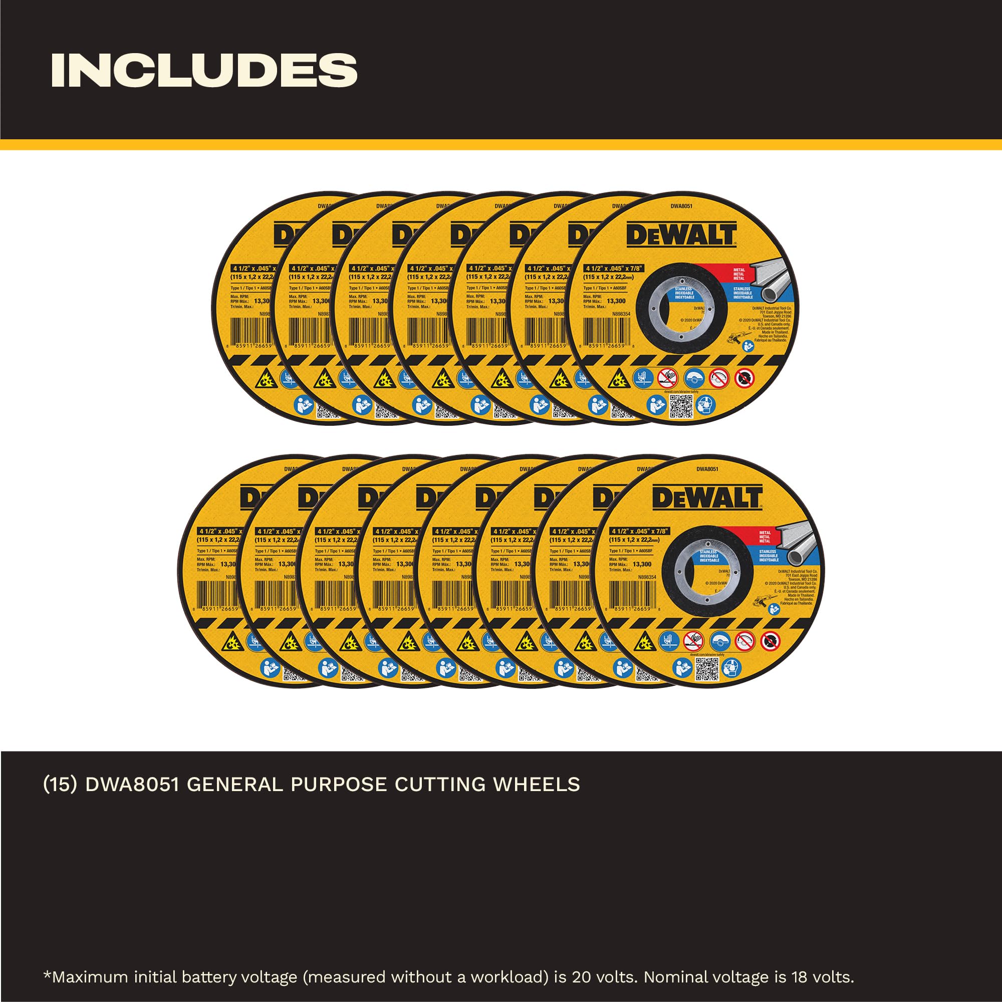 dewalt-dwa8051b15-4-1-2-x-045-cut-off-wheels-7-8-arbor-15-pack image 2
