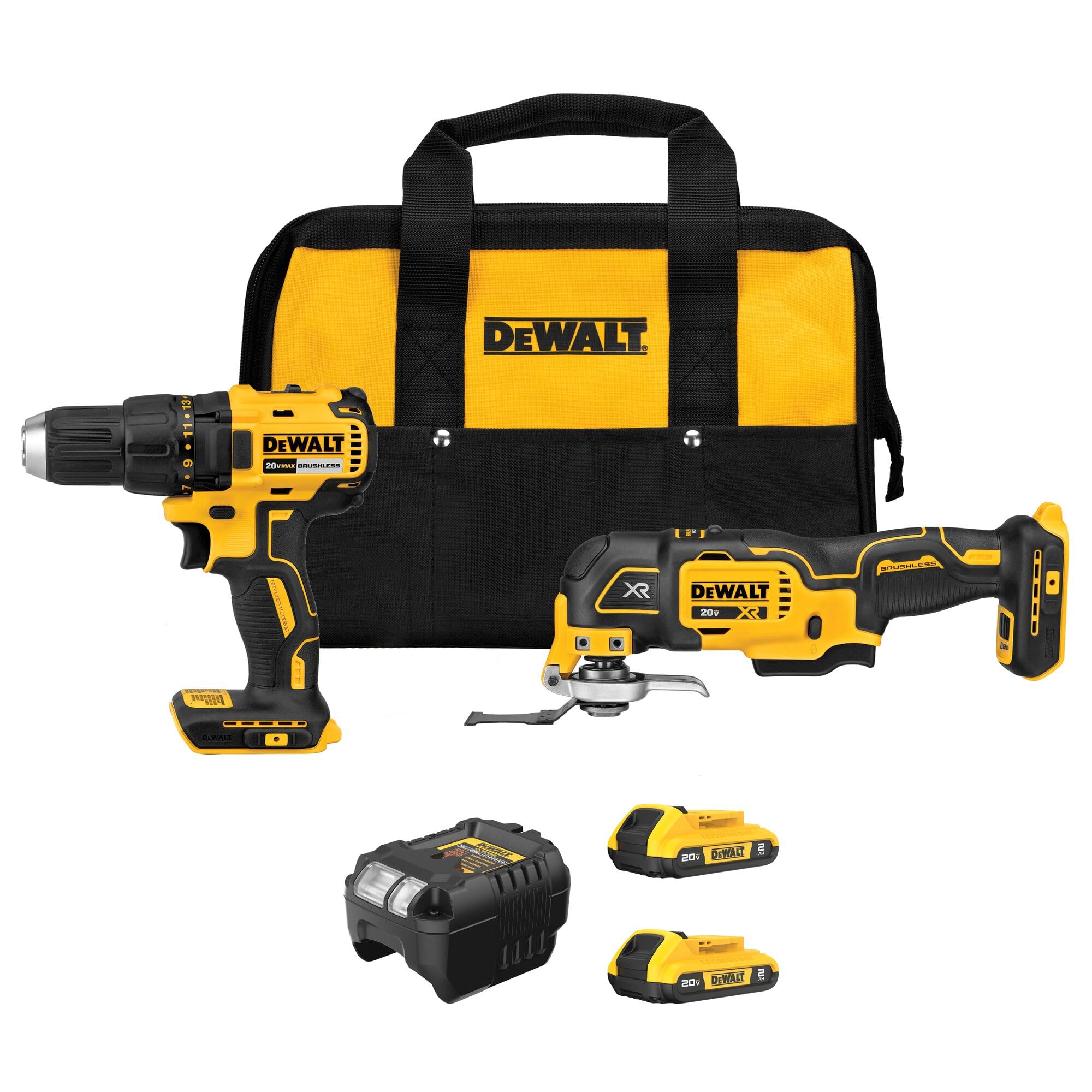 dewalt-20v-max-dck444c2-4-tool-combo-kit-with-2-batteries-and-charger image 6