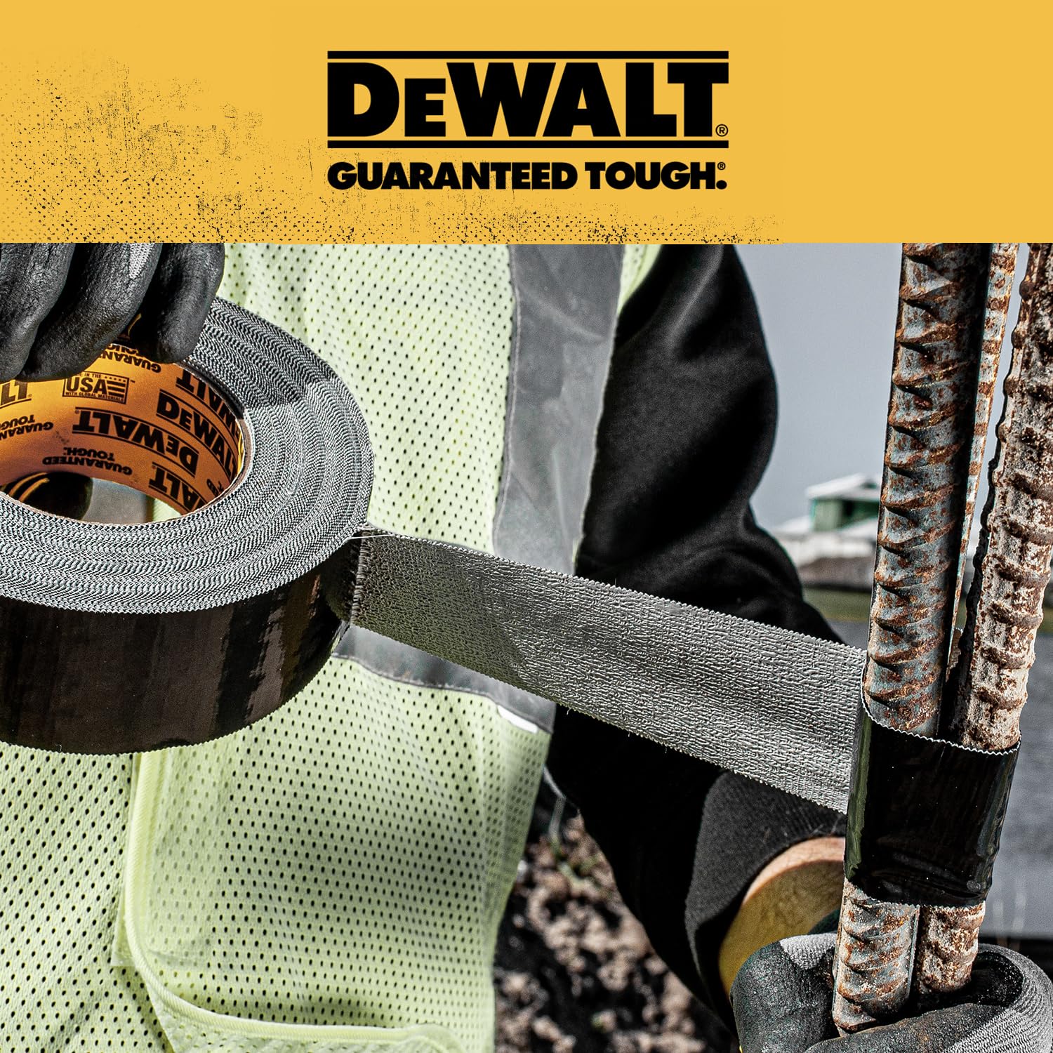dewalt-ultra-tough-duct-tape-1-88-in-x-10-yd-12-pack-black image 4