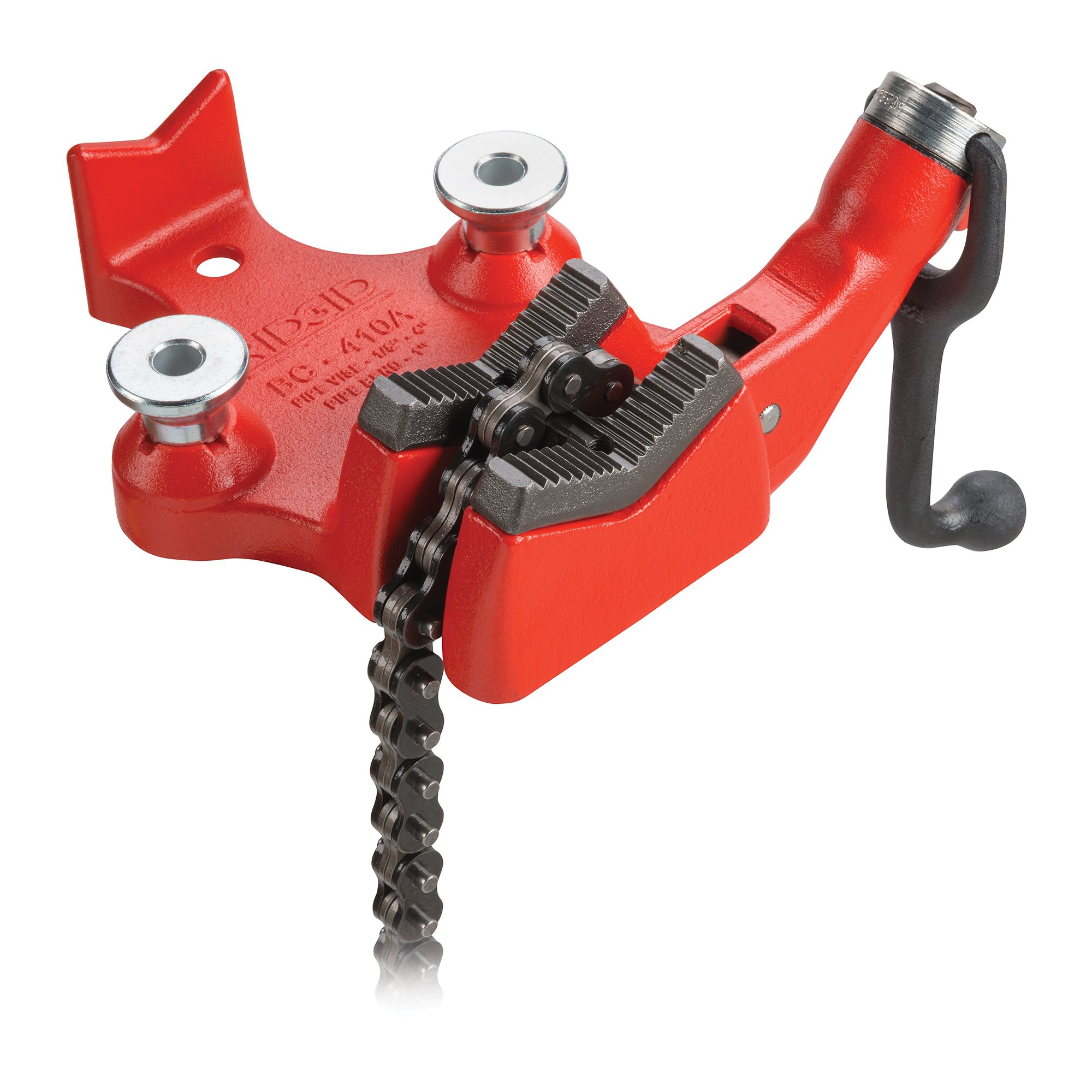 ridgid-bc410-top-screw-bench-chain-vise-model-40195-1-8-to-4-pipe image 1