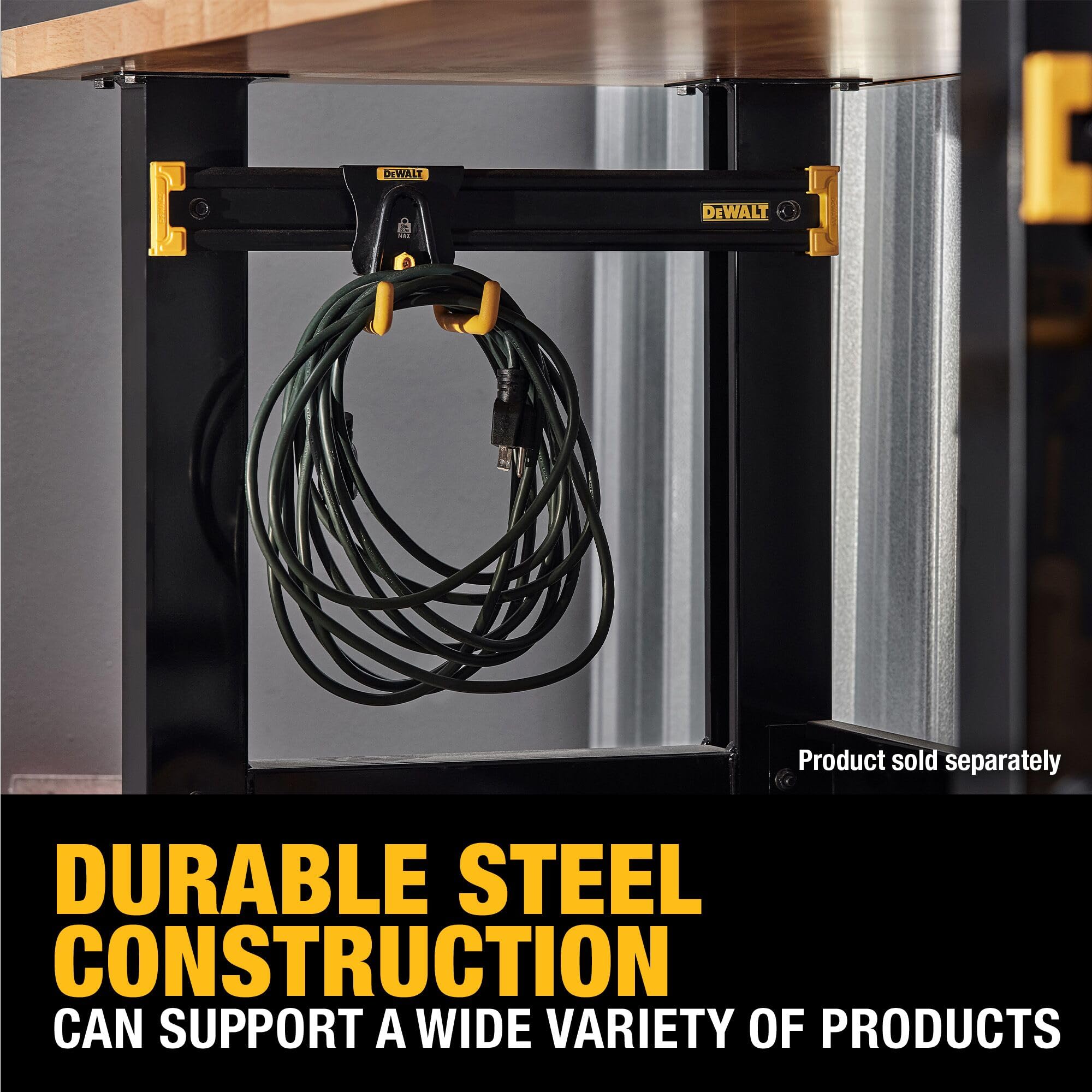 dewalt-dwst82827-20-inch-metal-rail-for-workbench-and-workshop-storage image 4