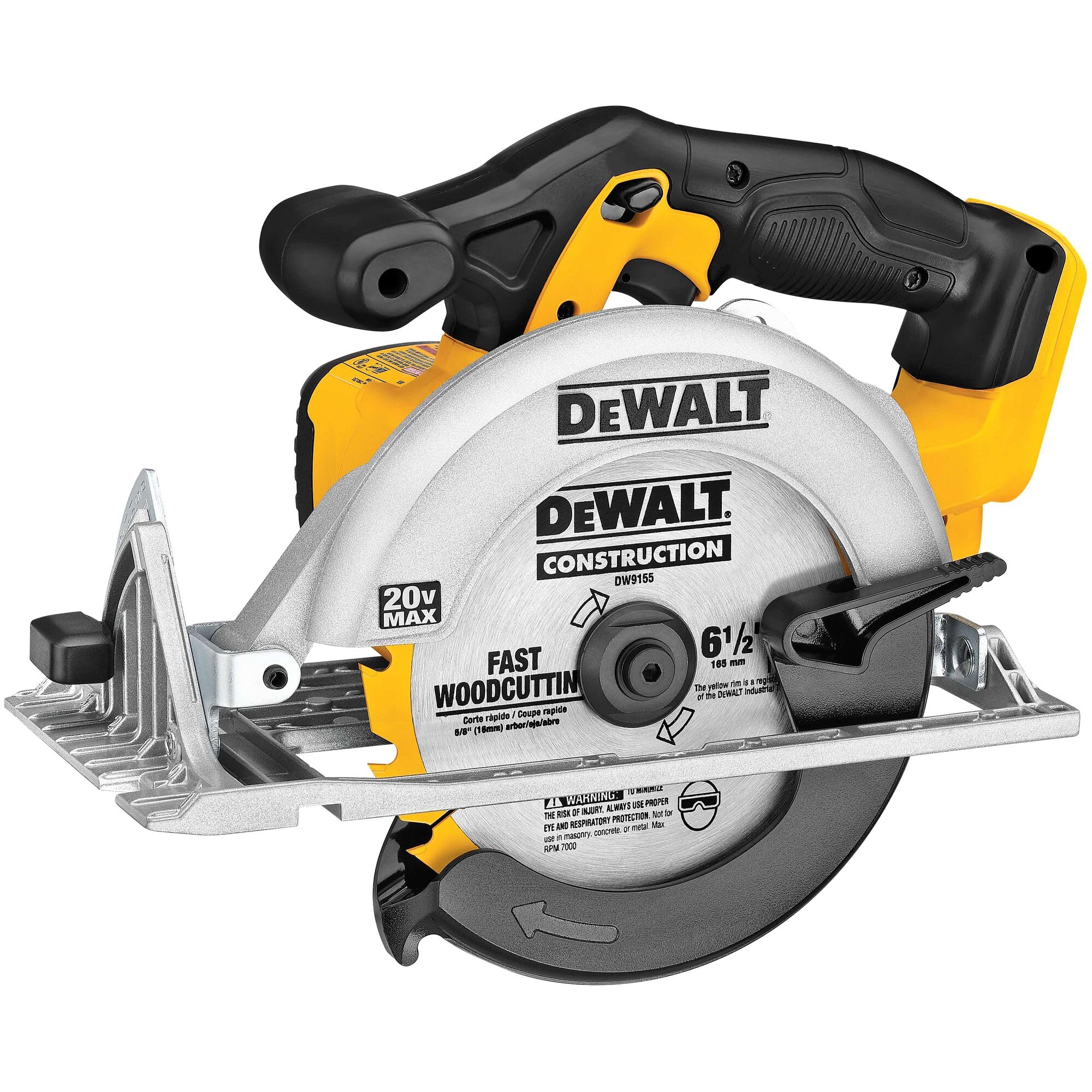 dewalt-20v-max-6-1-2-inch-cordless-circular-saw-sidewinder-tool-only-dcs391b image 1