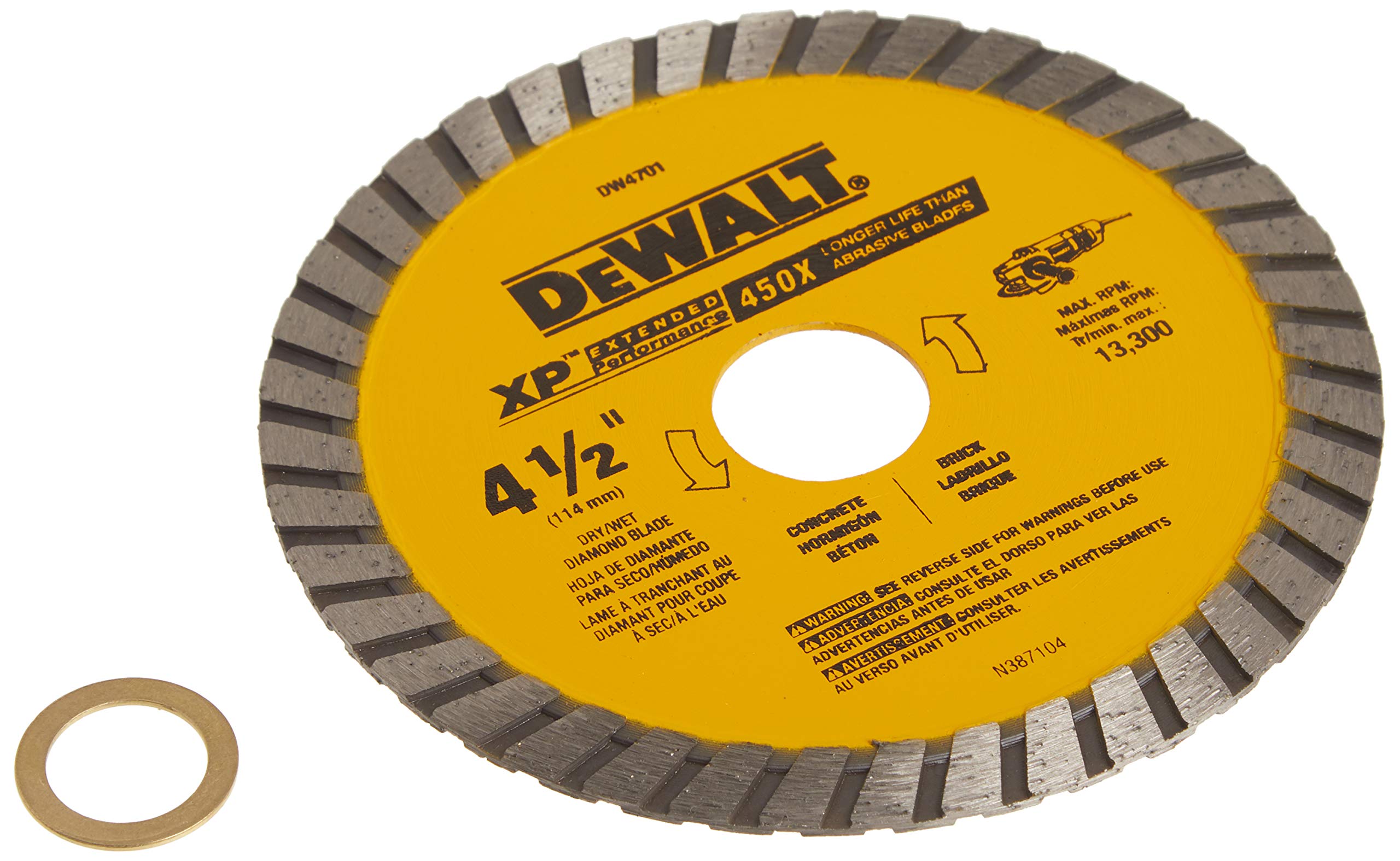 dewalt-dw4701-4-1-2-inch-continuous-rim-diamond-blade-dry-or-wet-cutting-7-8-inc image 5
