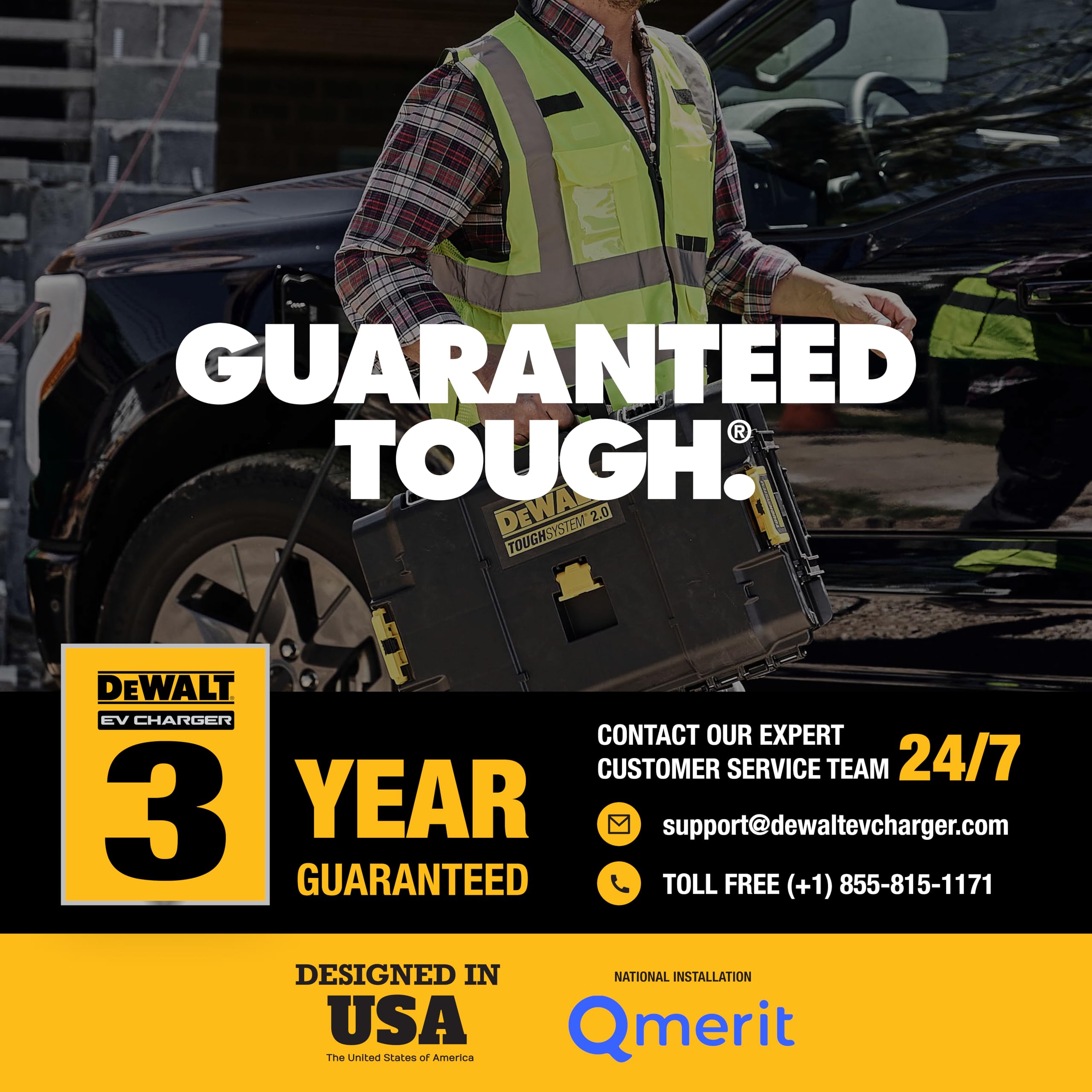 dewalt-level-2-ev-charger-40a-240v-nema-14-50-wi-fi-bluetooth-25-ft-cable image 5