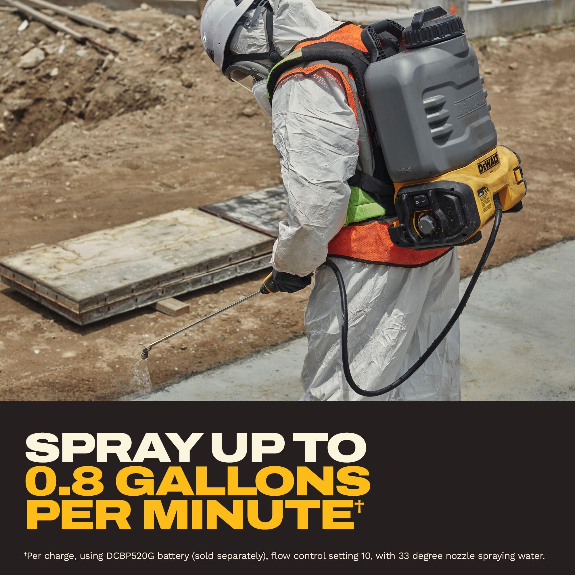 dewalt-20v-max-xr-concrete-chemical-sprayer-dccs1100b-4-gallon-150-psi-backpack image 4