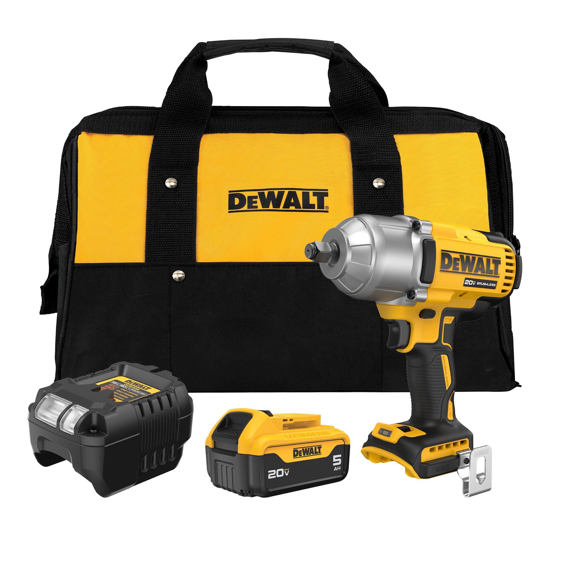 dewalt-dcf900p1-20v-max-xr-1-2-inch-high-torque-impact-wrench-kit-with-battery-c image 1