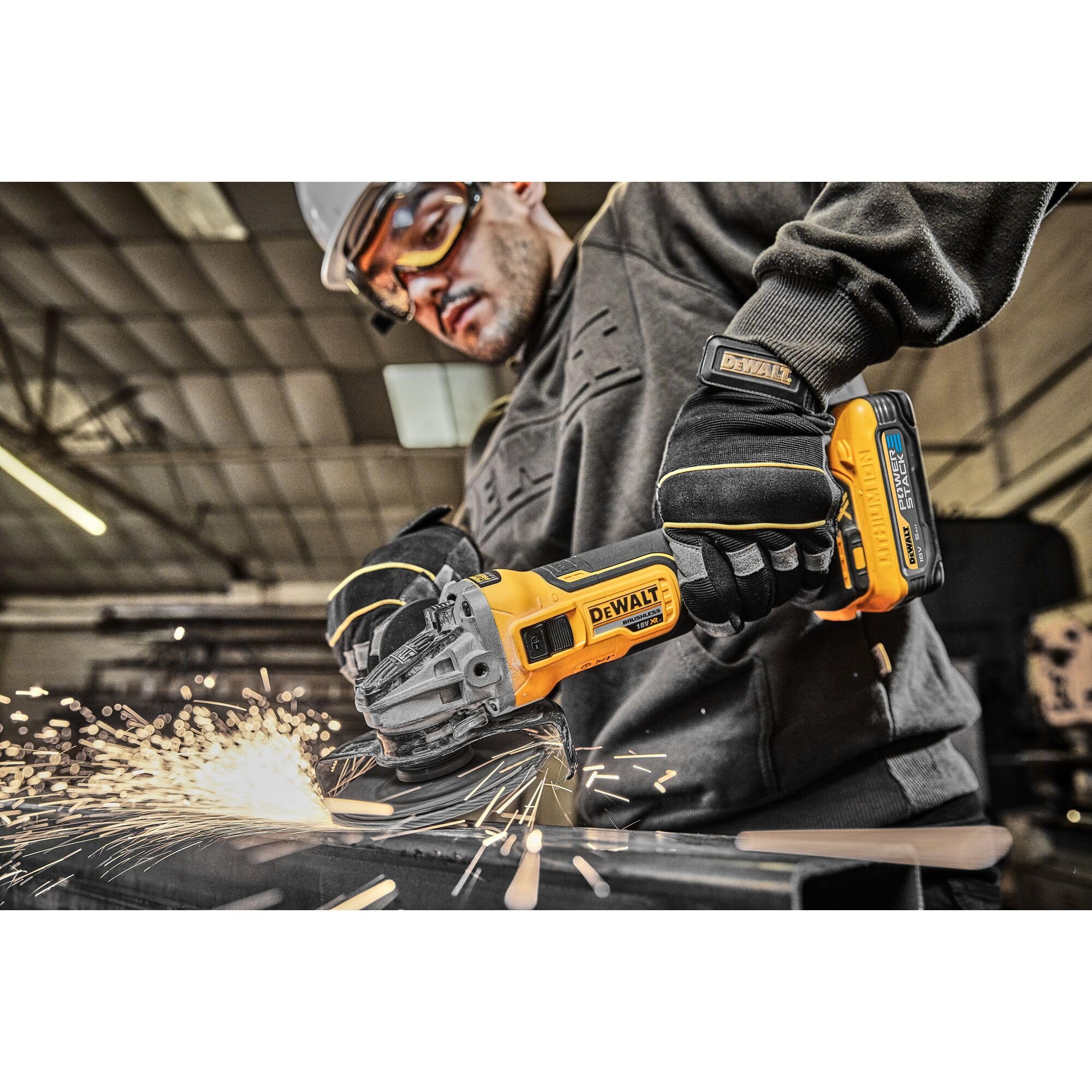 dewalt-dcg405b-20v-max-xr-4-1-2-inch-angle-grinder-with-kickback-brake-tool-only image 2