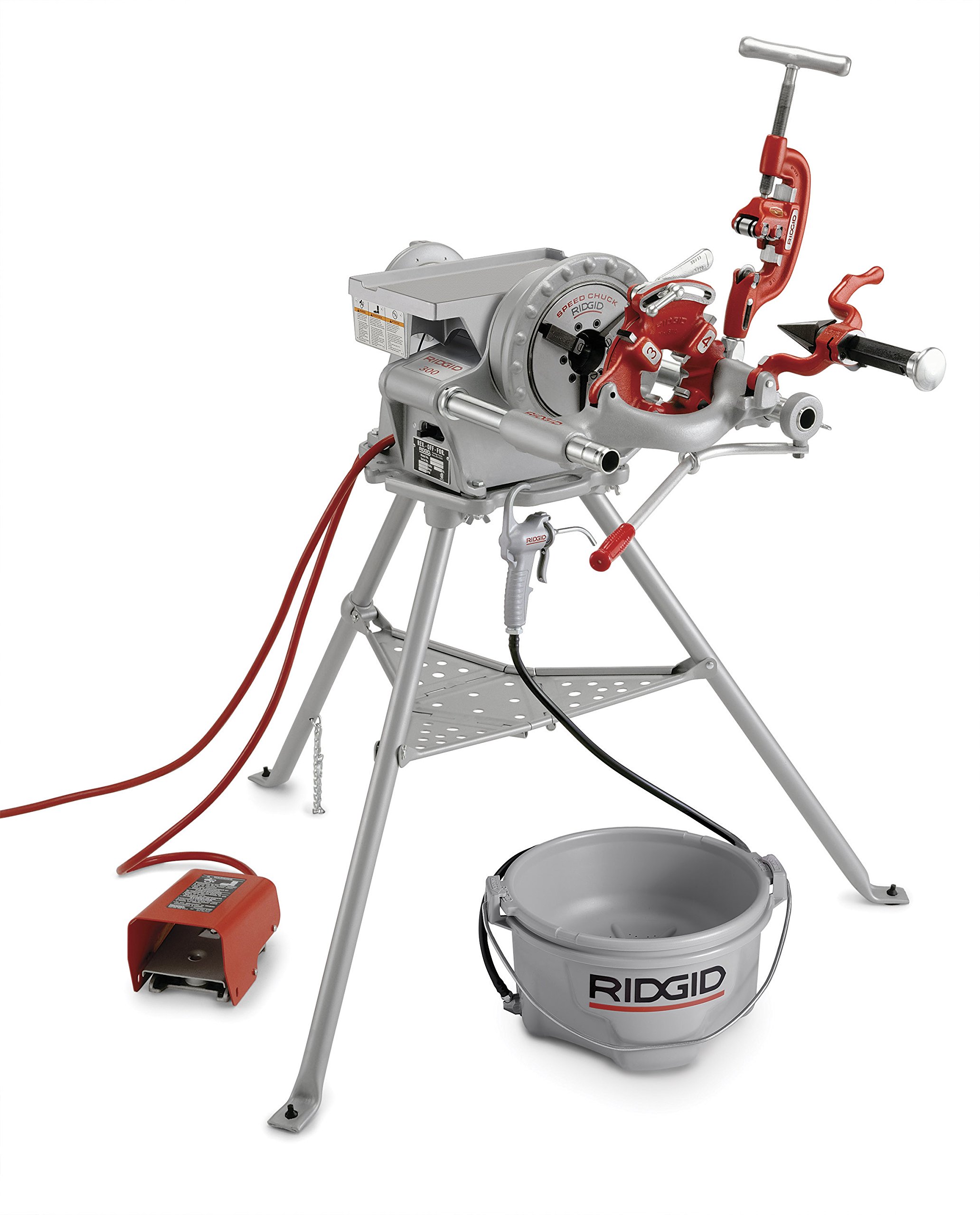 ridgid-model-300-power-drive-complete-kit-15722-57-rpm-pipe-threading-machine image 1
