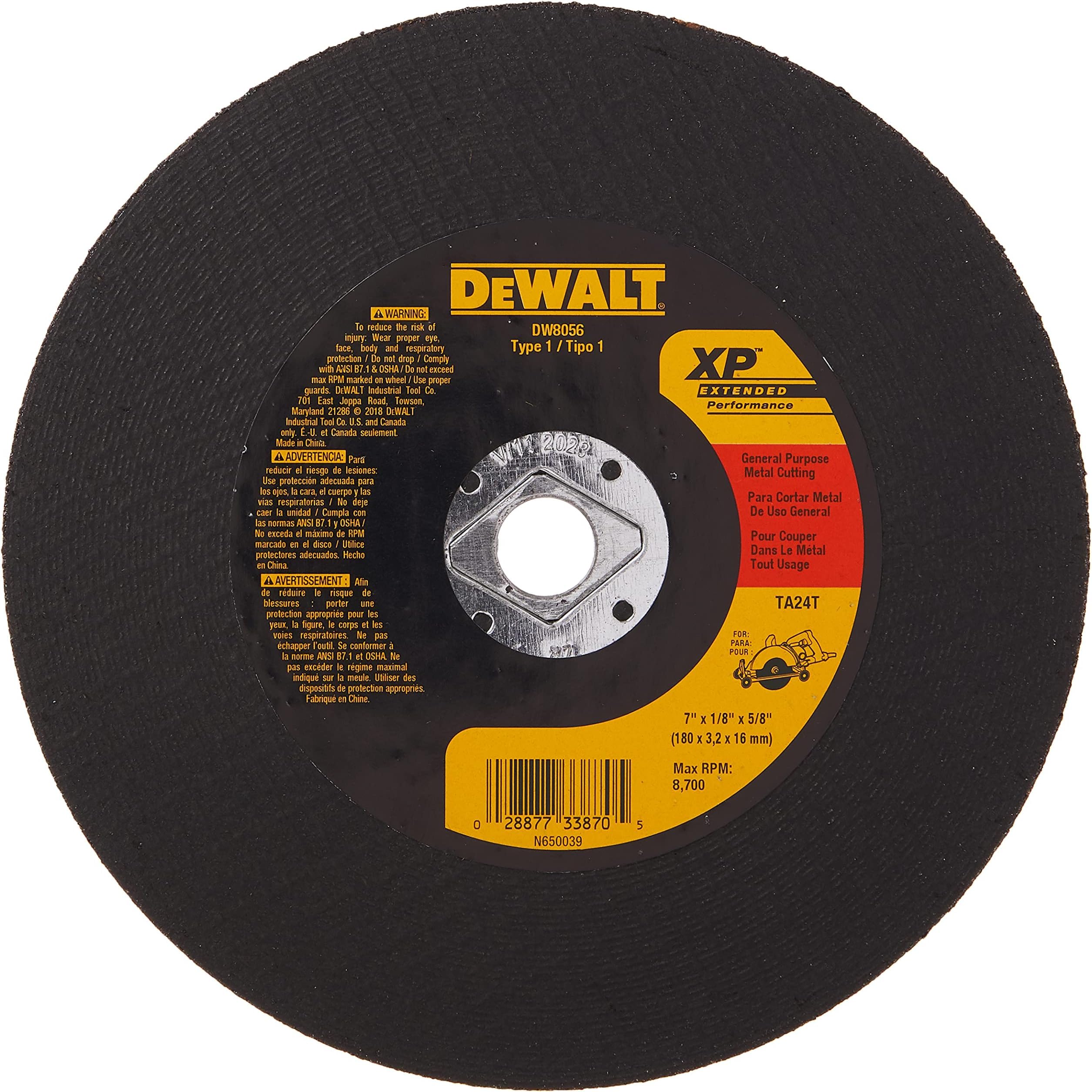 dewalt-dw8056-7-inch-extended-performance-metal-abrasive-saw-blade image 7