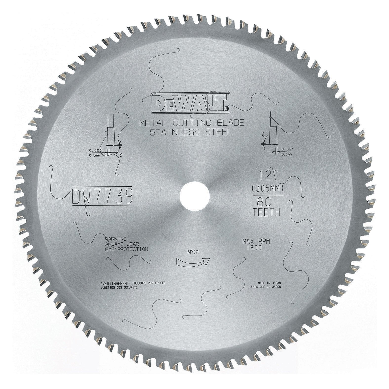 dewalt-dwa7771-5-1-2-30t-stainless-steel-metal-cutting-blade image 2