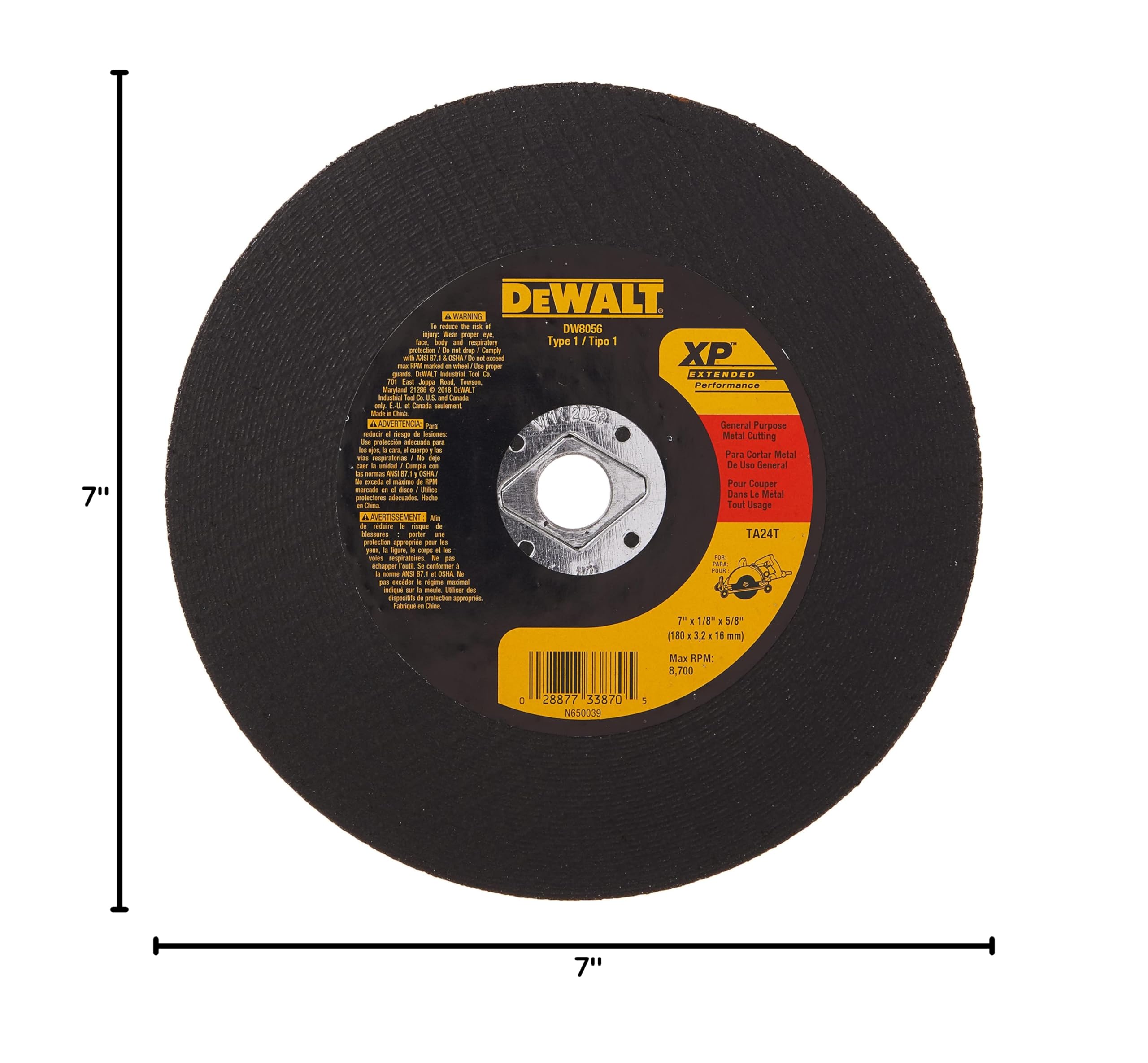 dewalt-dw8056-7-inch-extended-performance-metal-abrasive-saw-blade image 6