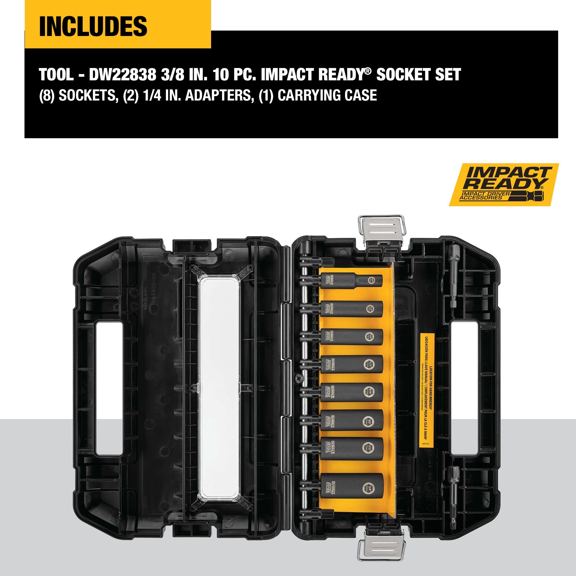 dewalt-dw22838-3-8-inch-drive-sae-impact-socket-set-10-piece image 2