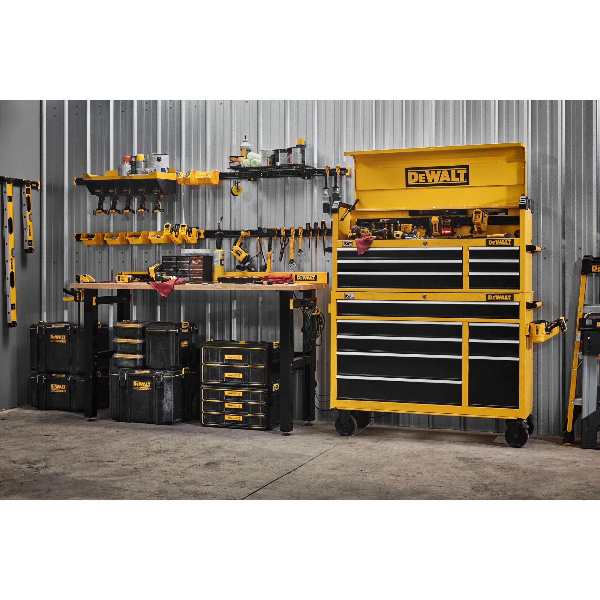 dewalt-dwst82827-20-inch-metal-rail-for-workbench-and-workshop-storage image 8