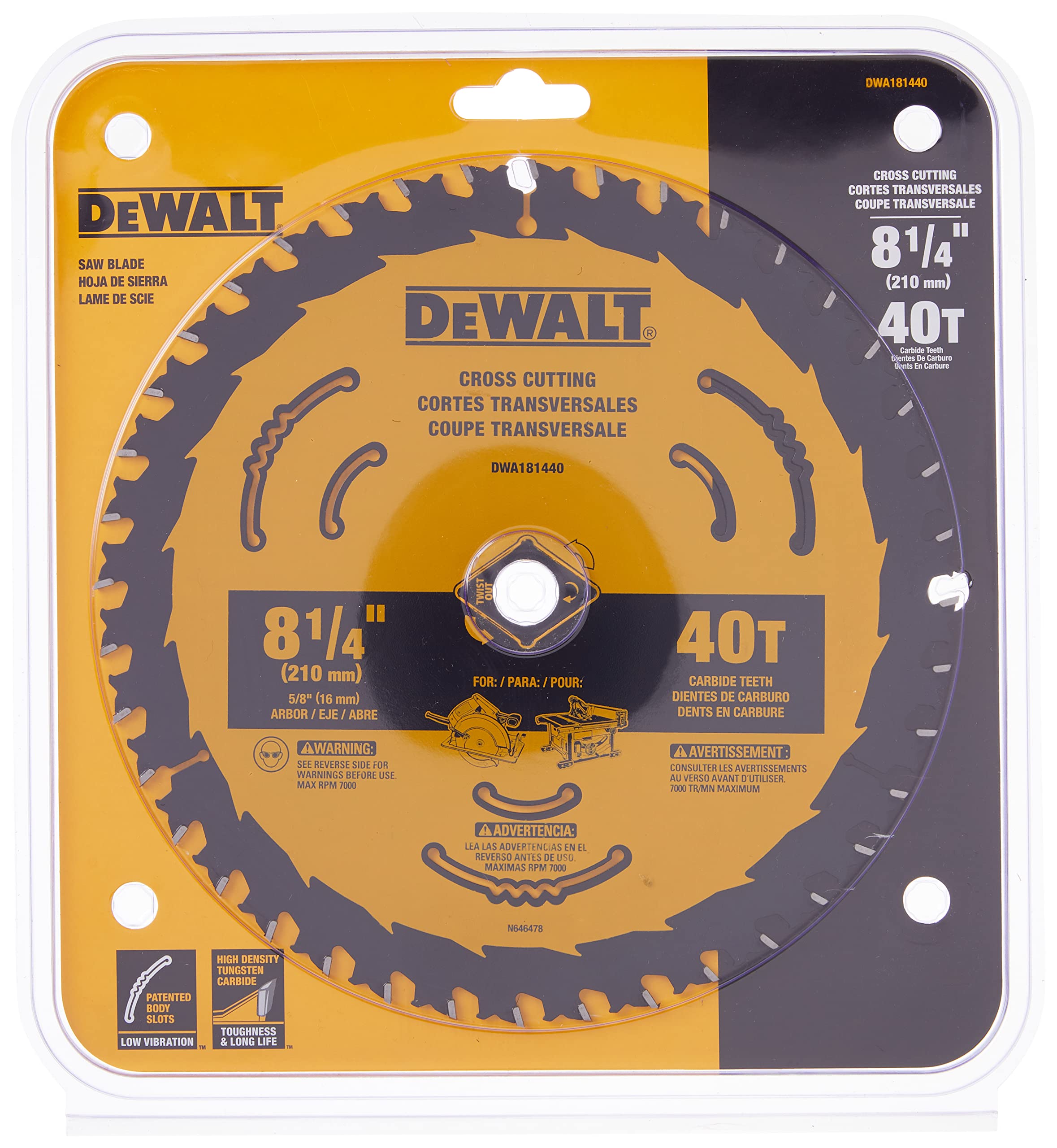 dewalt-8-1-4-inch-40-tooth-cross-cutting-circular-saw-blade-dwa181440 image 5