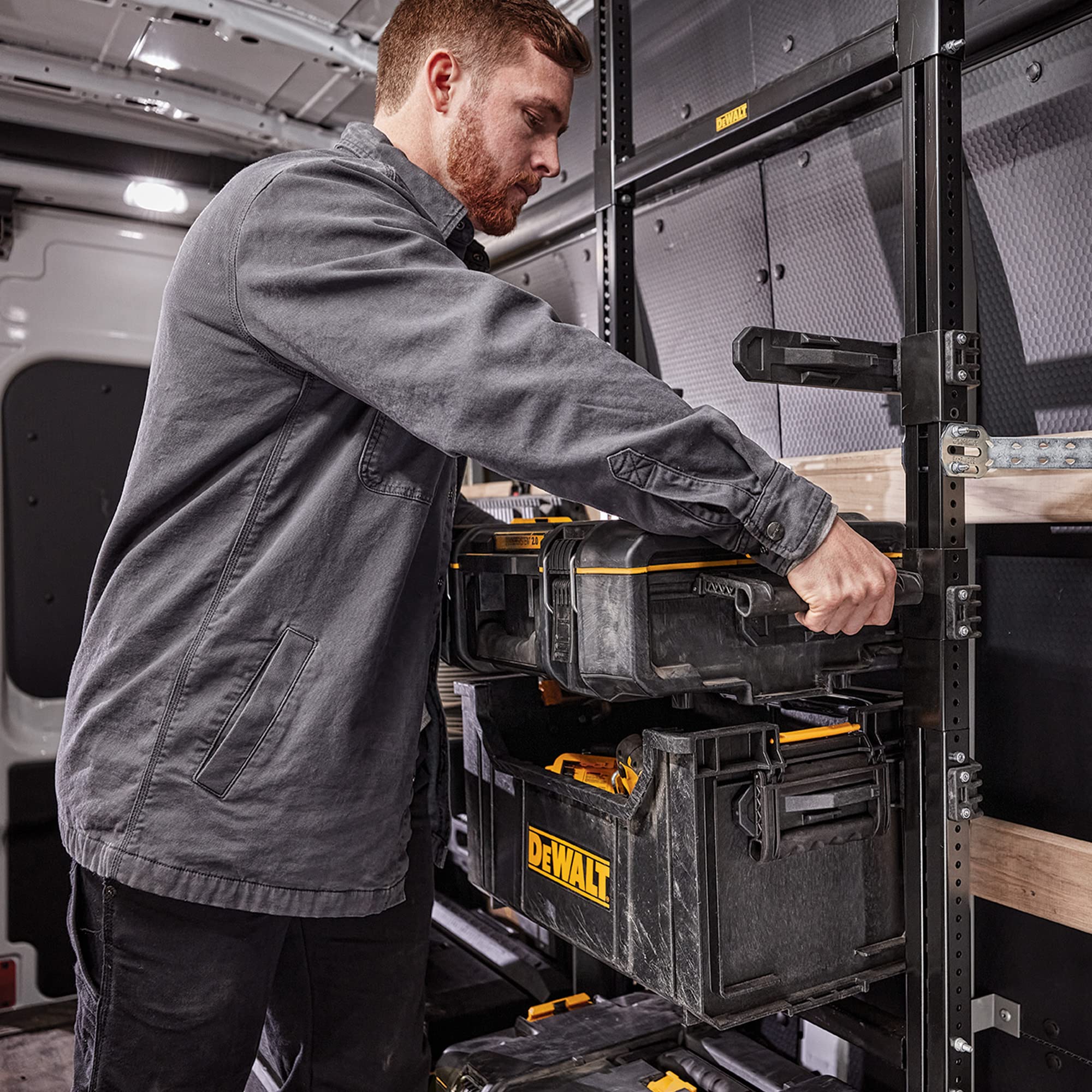 dewalt-toughsystem-tool-storage-l-cart-carrier-with-heavy-duty-wheels-dwst08210 image 6