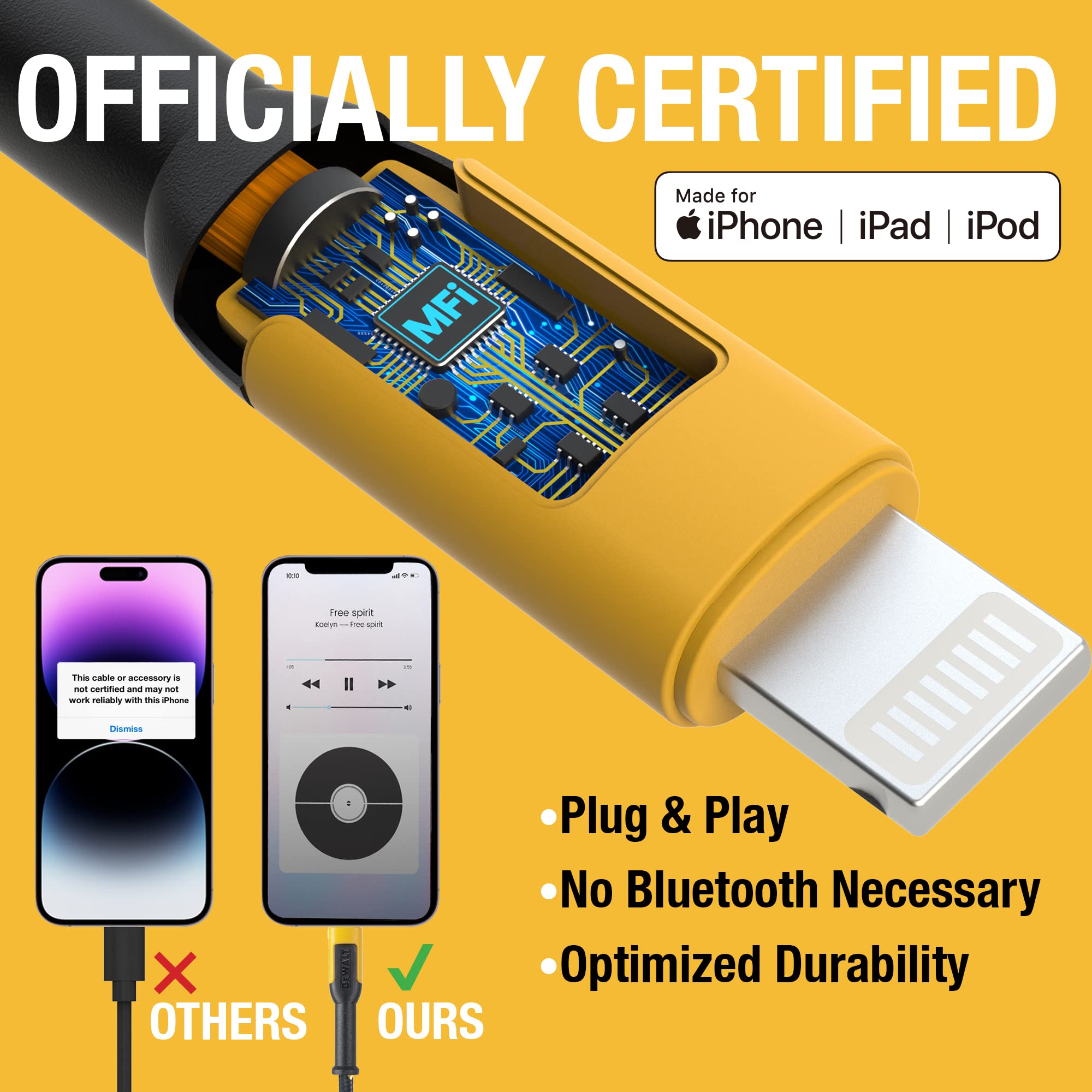 dewalt-heavy-duty-lightning-earphones-ipx6-water-resistant-wired-headphones-for- image 5