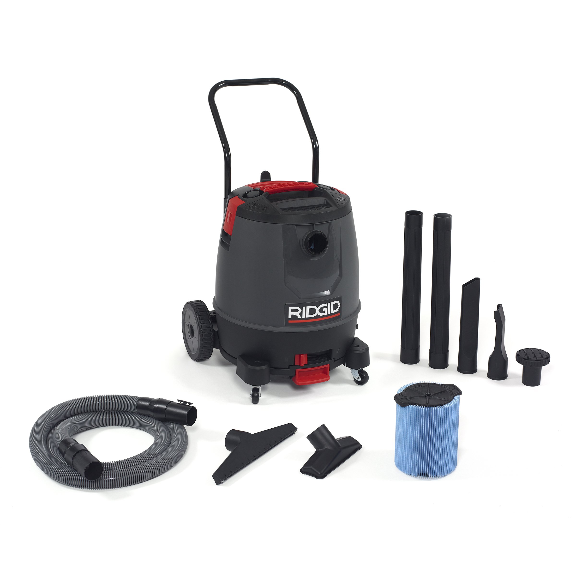 ridgid-50338-1650rv-16-gallon-wet-dry-shop-vacuum-with-cart-6-5-peak-hp image 1