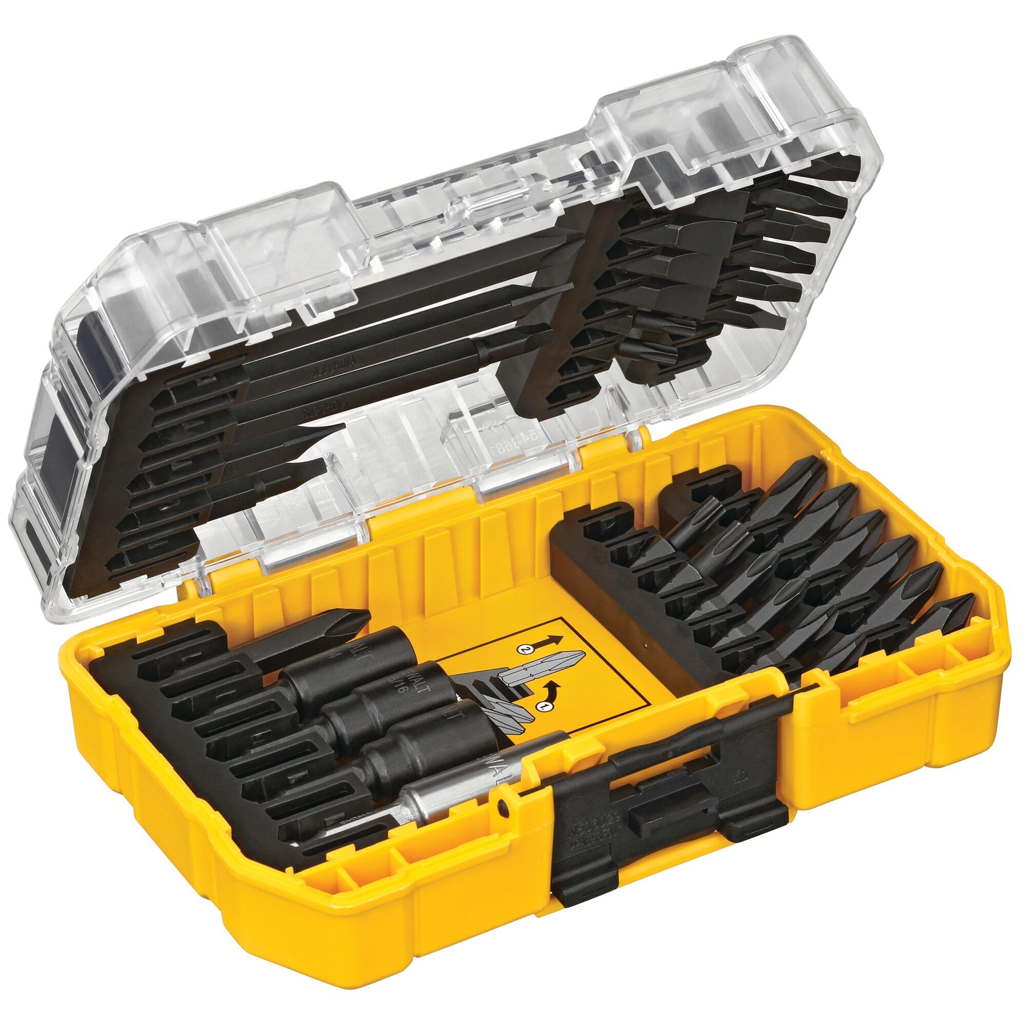dewalt-dw2153-34-piece-impact-ready-screwdriver-bit-set-with-toughcase image 5