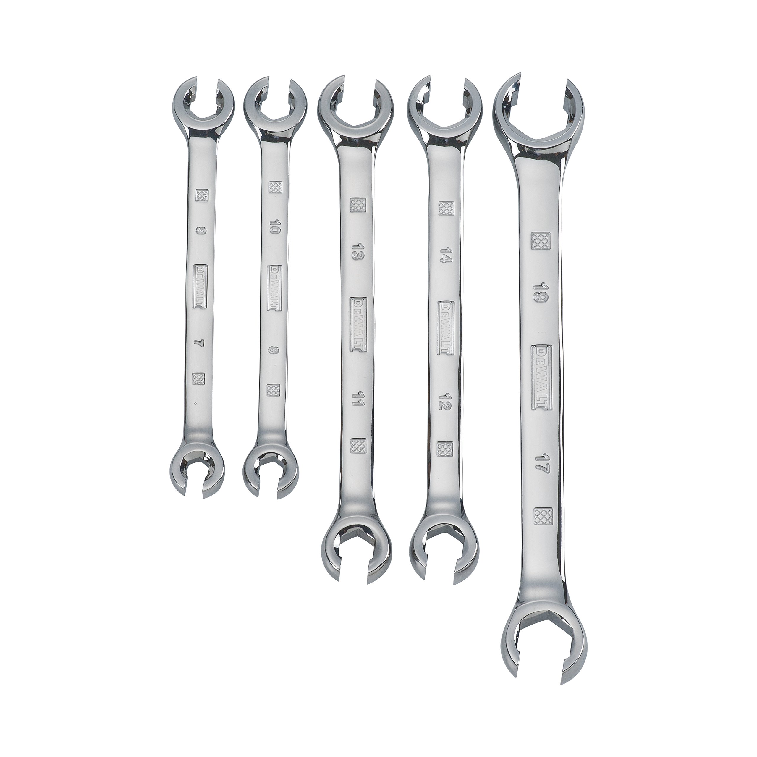 dewalt-dwmt719253-5-piece-full-polish-metric-flare-nut-wrench-set image 1