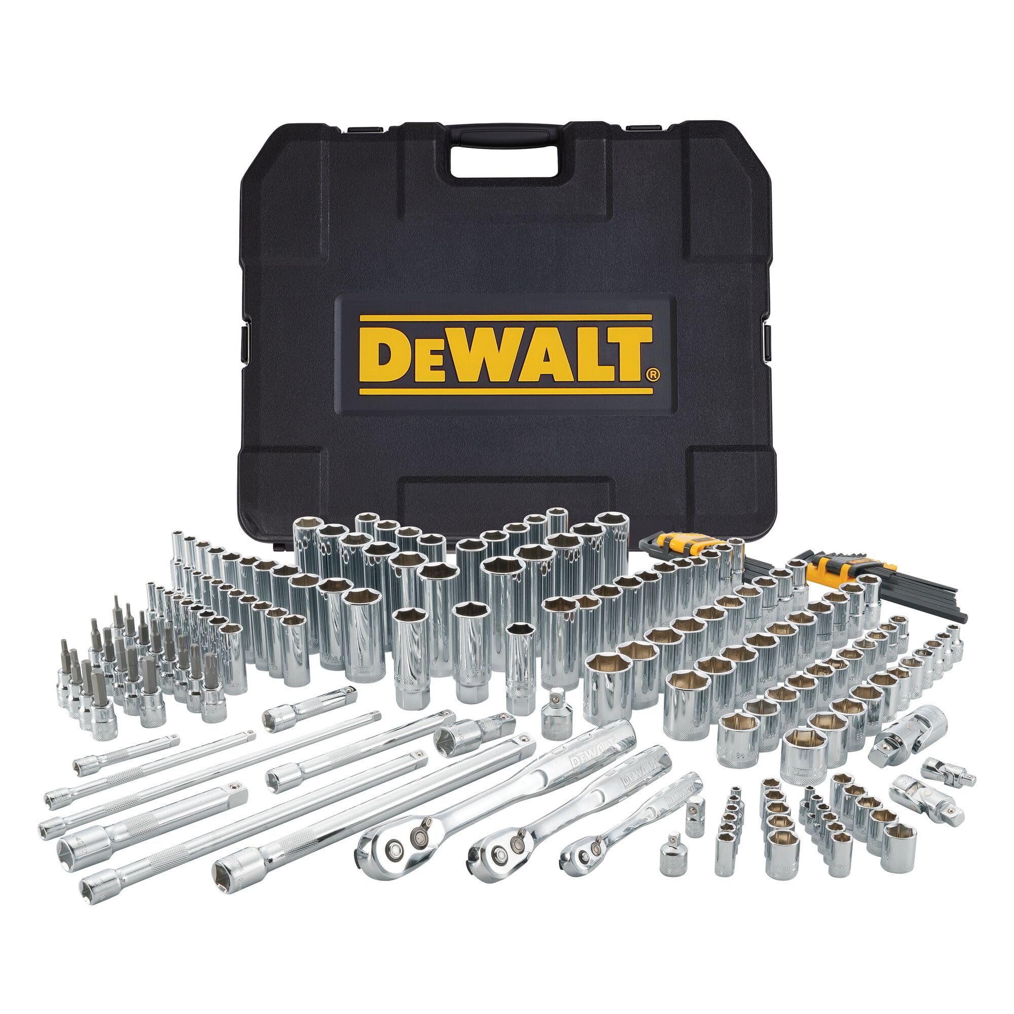 dewalt-dwmt75049-192-piece-mechanics-tool-set-sae-metric-1-4-3-8-1-2-drive-hard- image 1