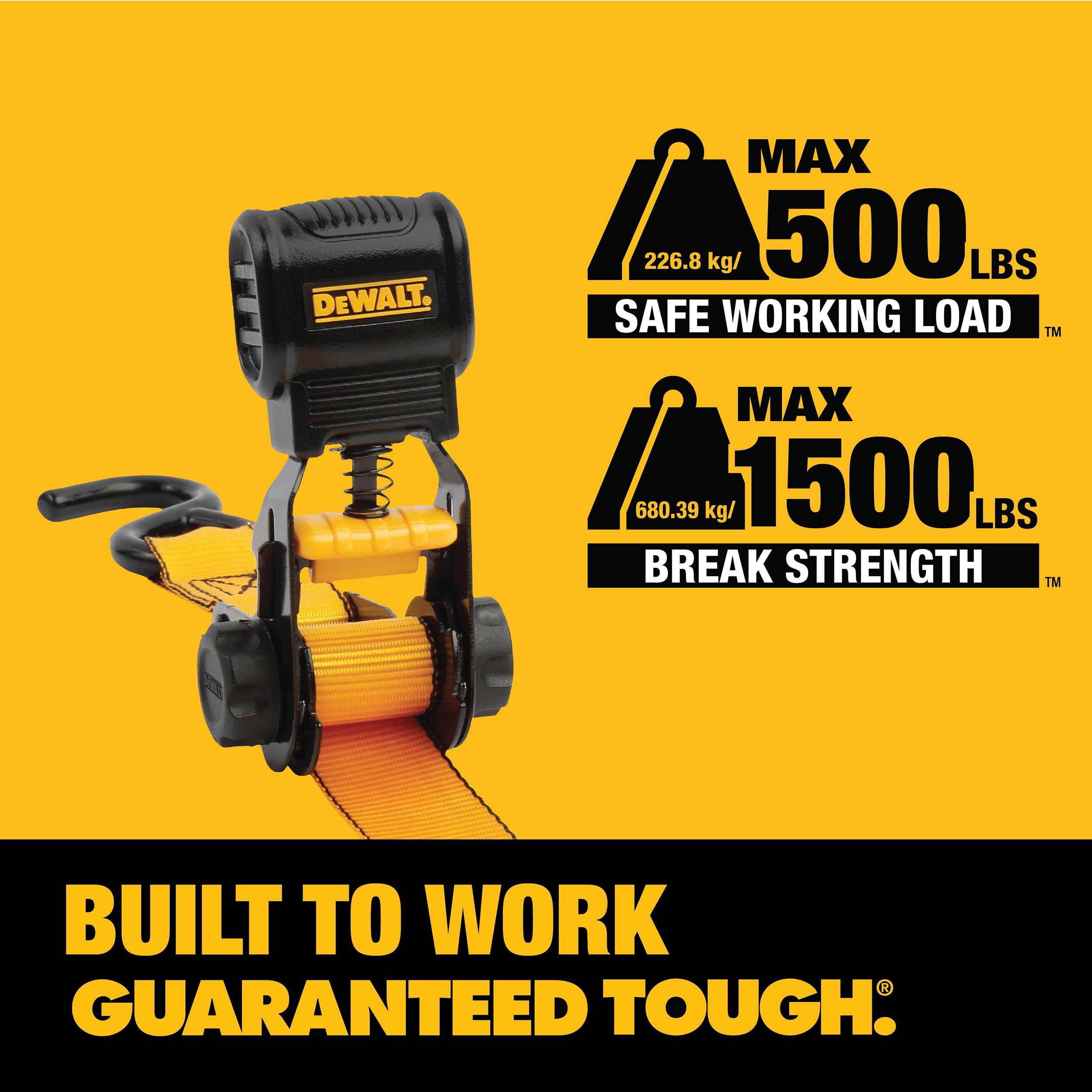 dewalt-dxbc15006x-1-x-10-ratchet-tie-down-straps-6-pack-500-lb-swl-1-500-lb-brea image 3