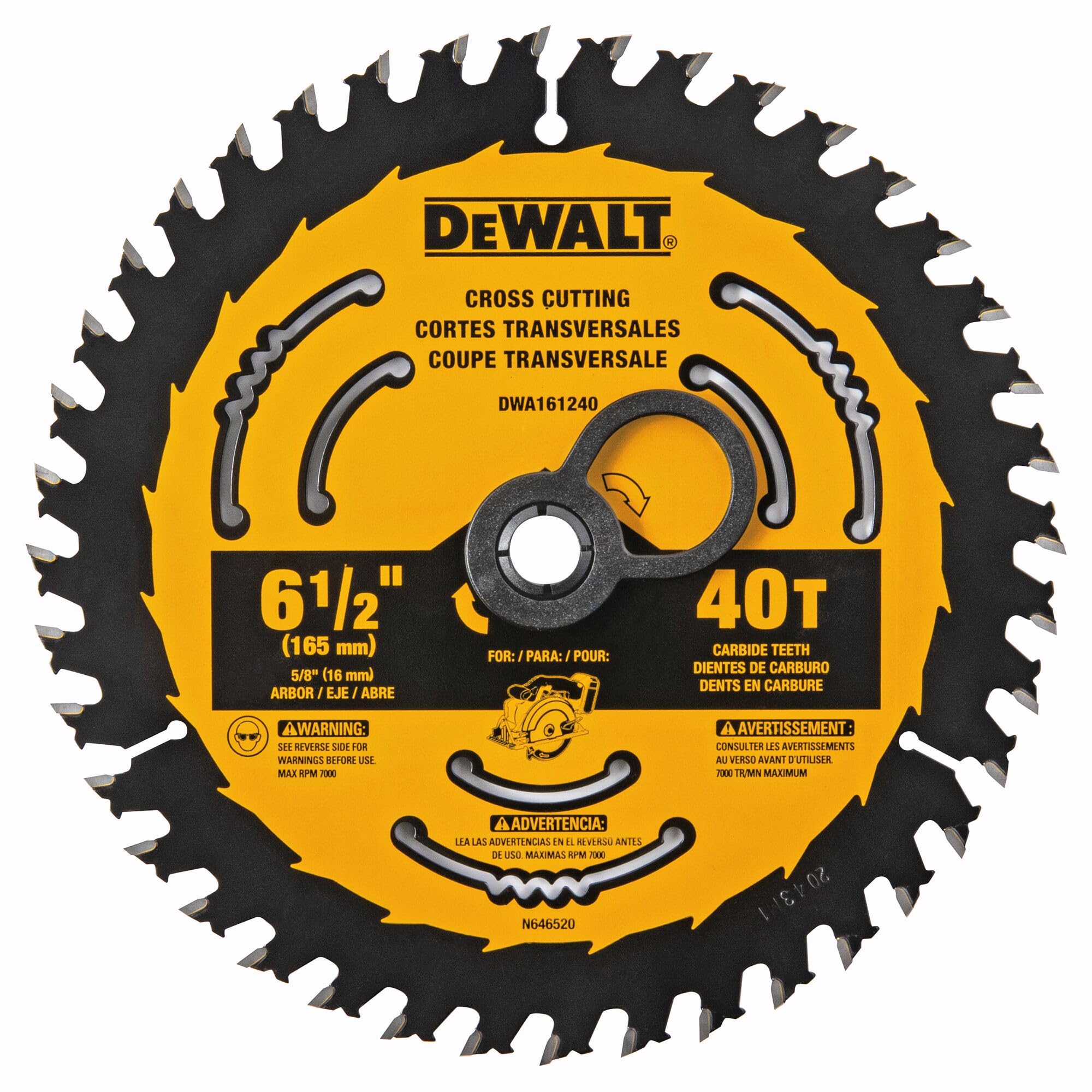 dewalt-dwa161240-6-1-2-in-40-tooth-framing-circular-saw-blade image 1