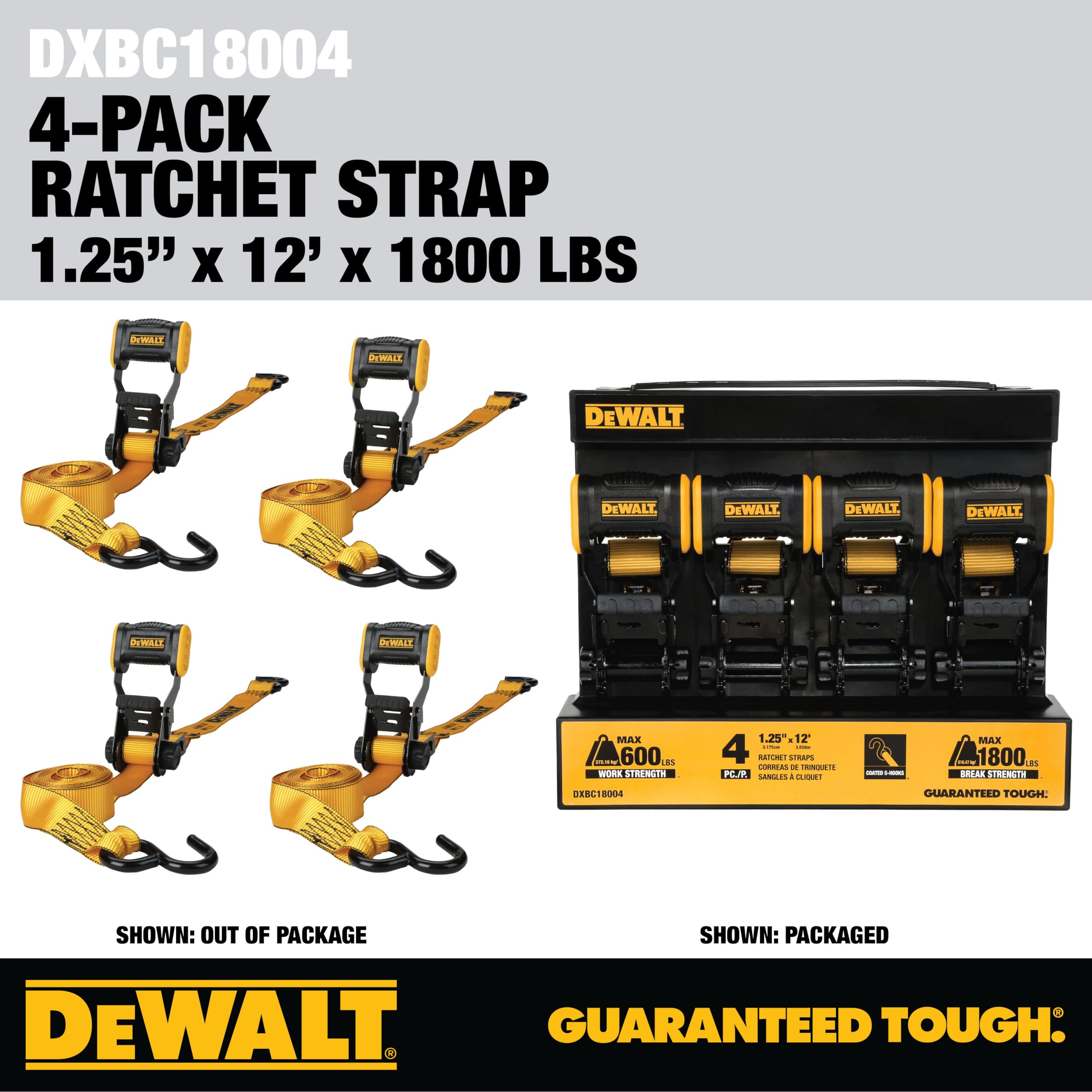 dewalt-dxbc18004-1-25-x-12-ratchet-tie-down-straps-1800-lb-break-strength-4-pack image 7