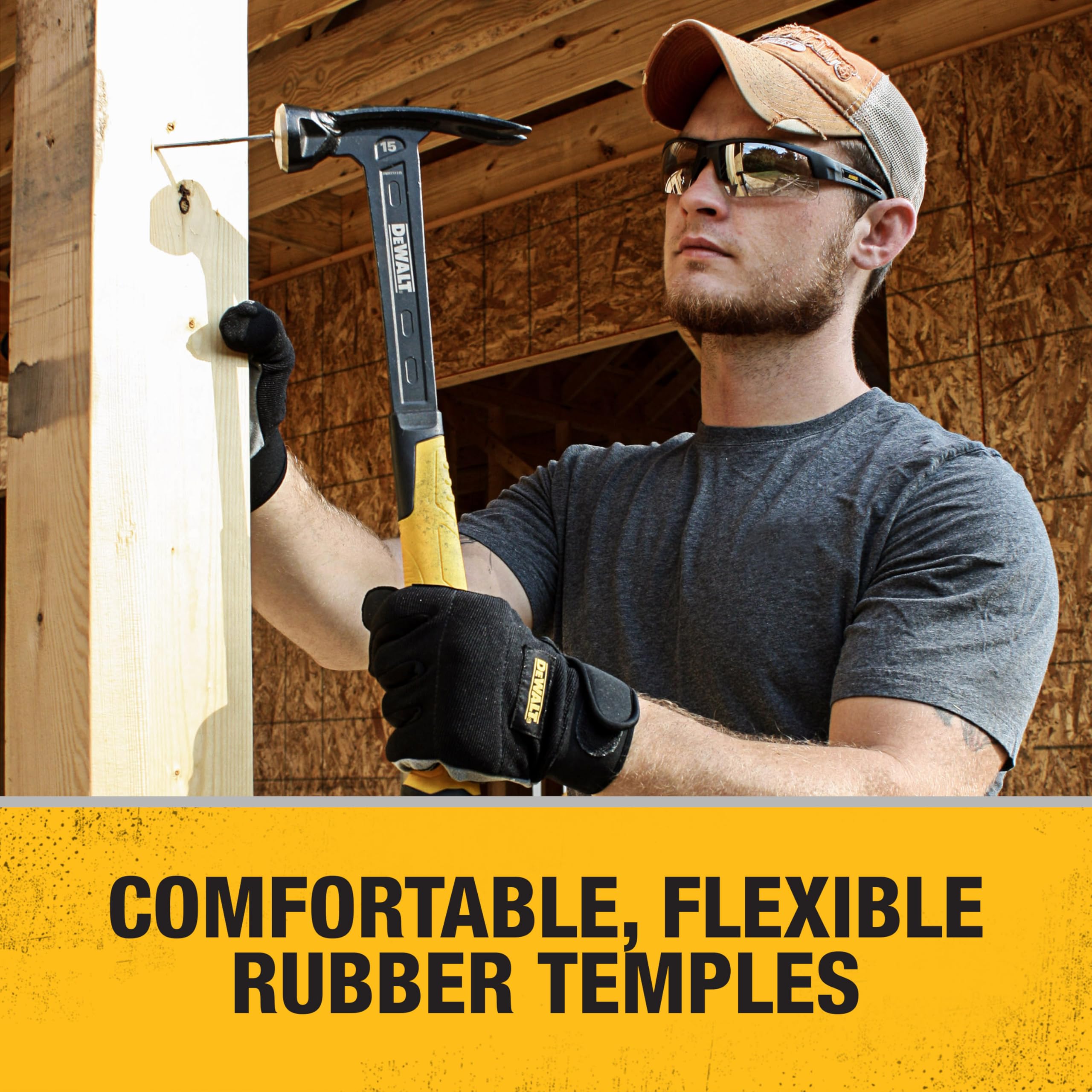 dewalt-dpg100-2d-crosscut-safety-glasses-black-half-frame-smoke-lens-ansi-z87-1 image 5