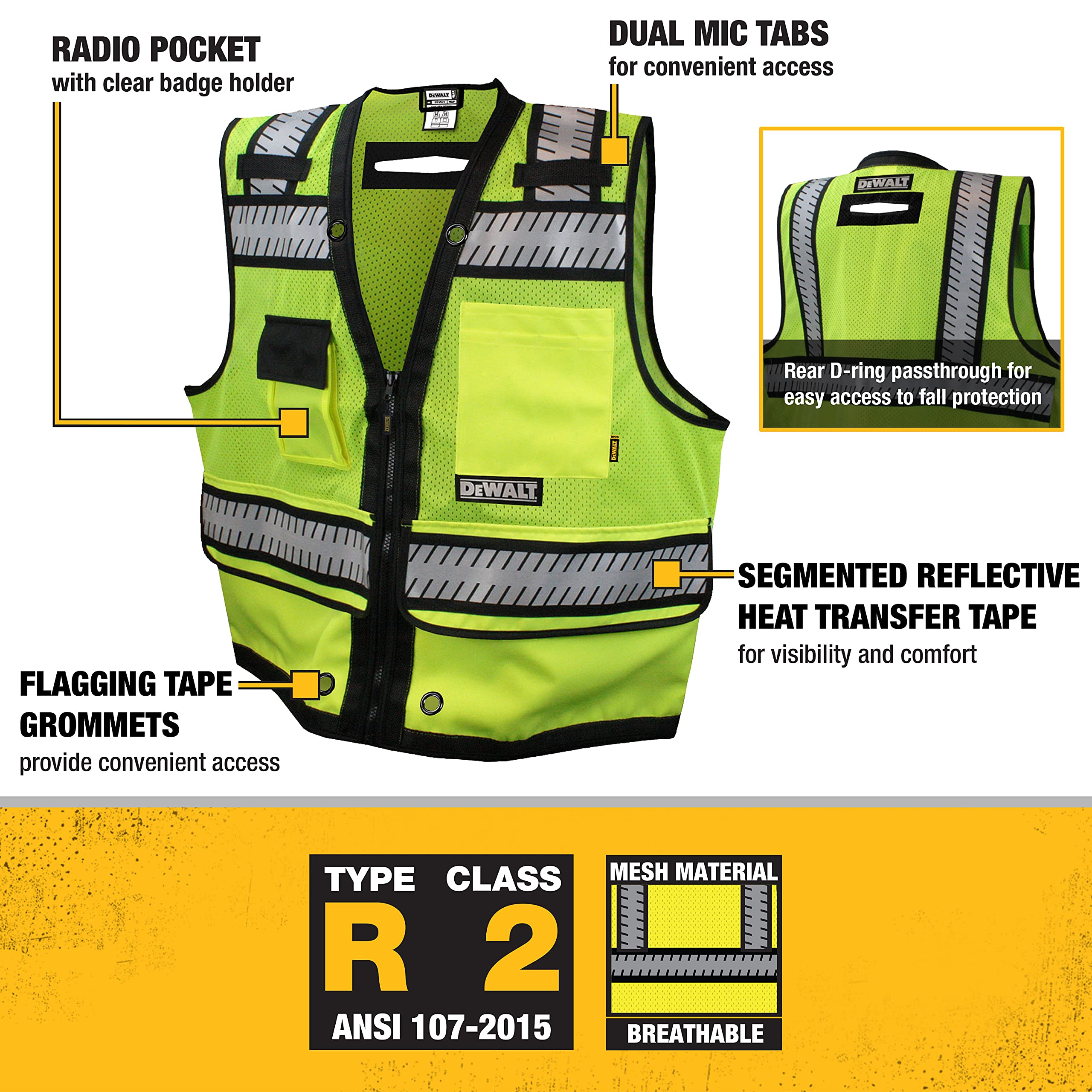 dewalt-dsv521-class-2-heavy-duty-surveyor-safety-vest-x-large image 2