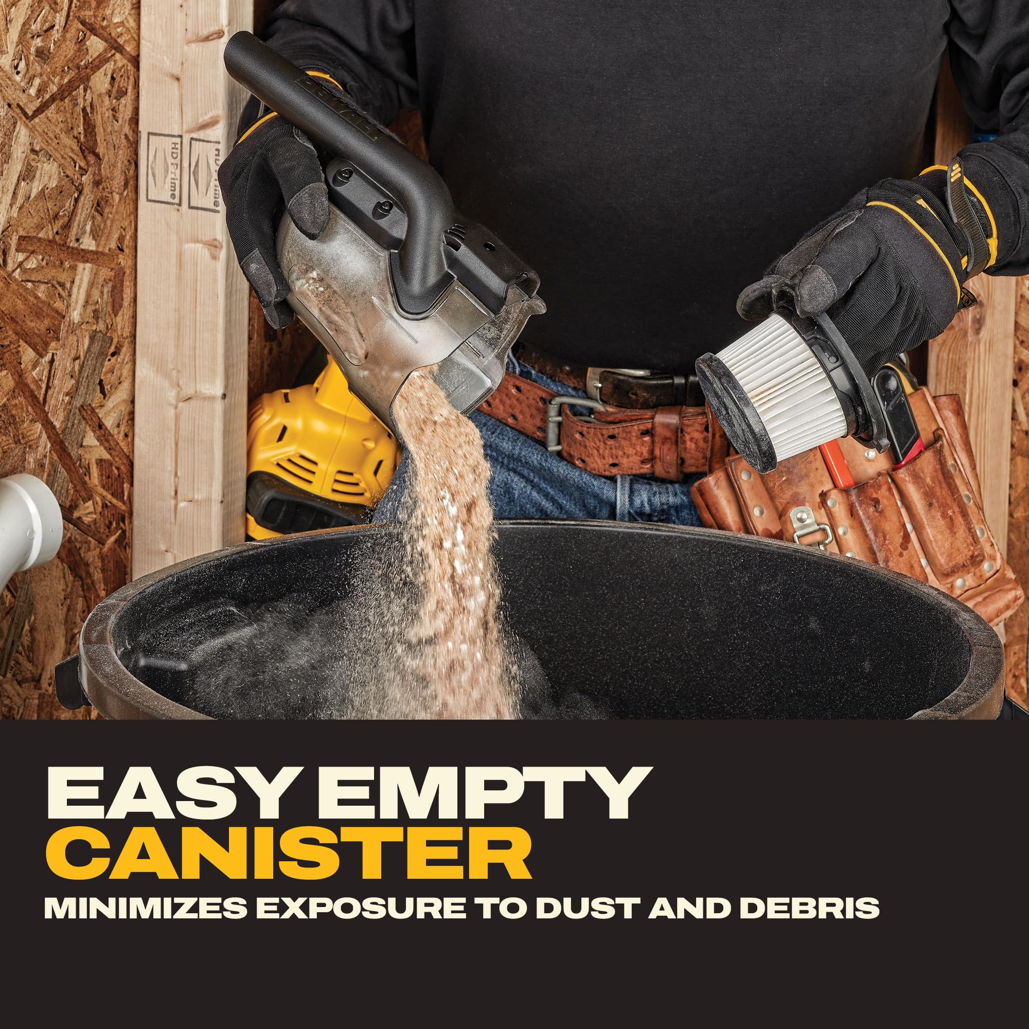 dewalt-20v-max-handheld-vacuum-with-hepa-filter-and-6-attachments-tool-only-dcv5 image 5