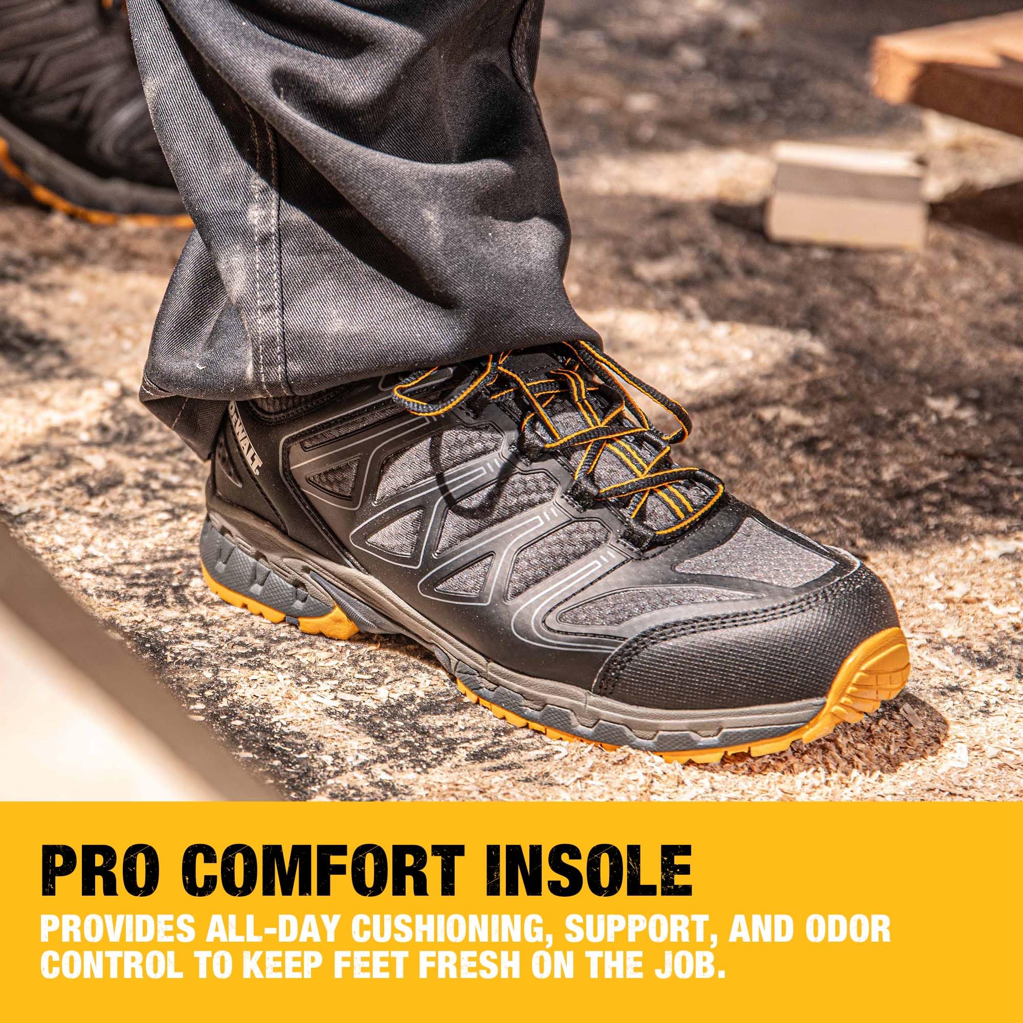 dewalt-boron-men-s-aluminum-toe-safety-shoes-slip-resistant-breathable image 4
